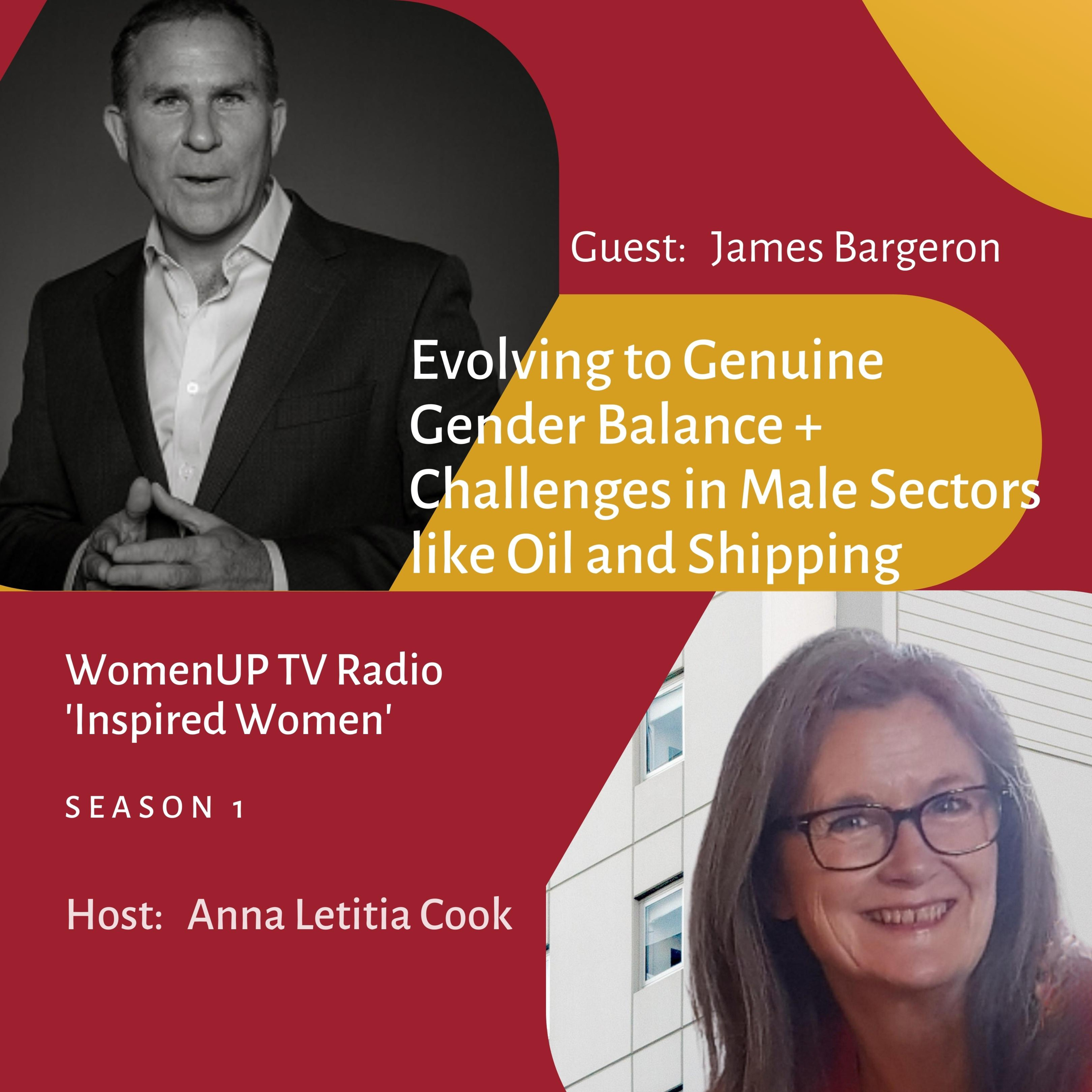 James Bargeron – Evolving to Genuine Gender Balance + Challenges in Male Sectors like Oil and Shipping episode artwork