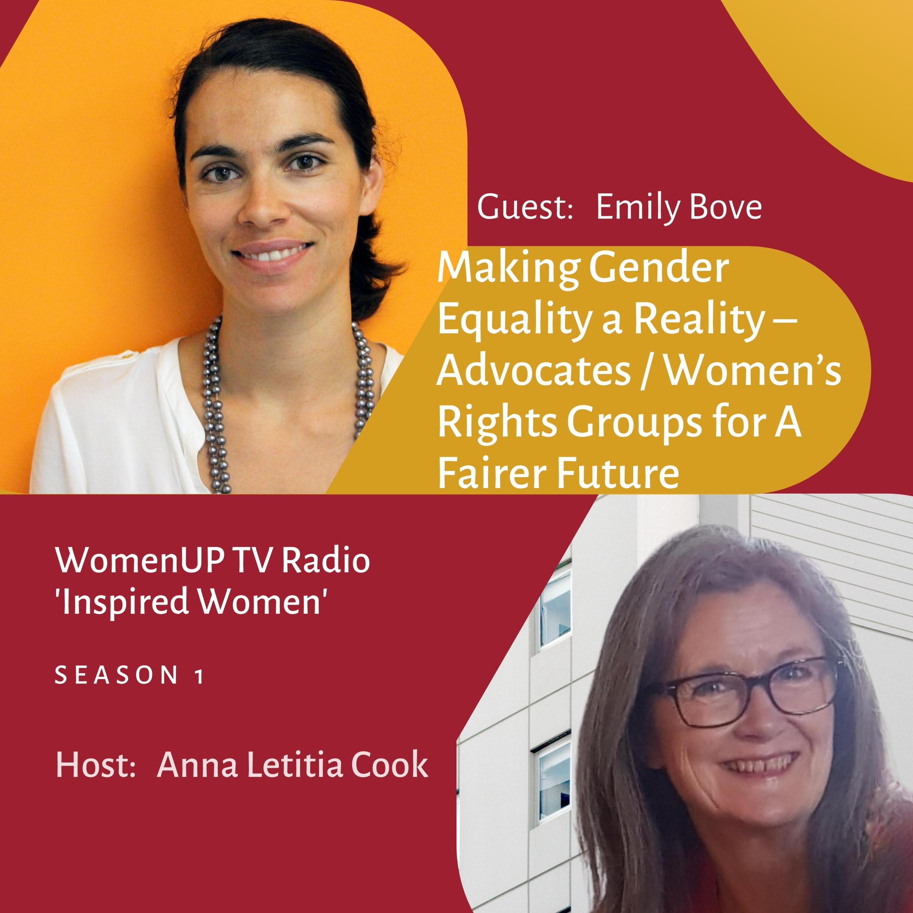 Emily Bove – Making Gender Equality a Reality – Advocates / Women’s Rights Groups for A Fairer Future episode artwork