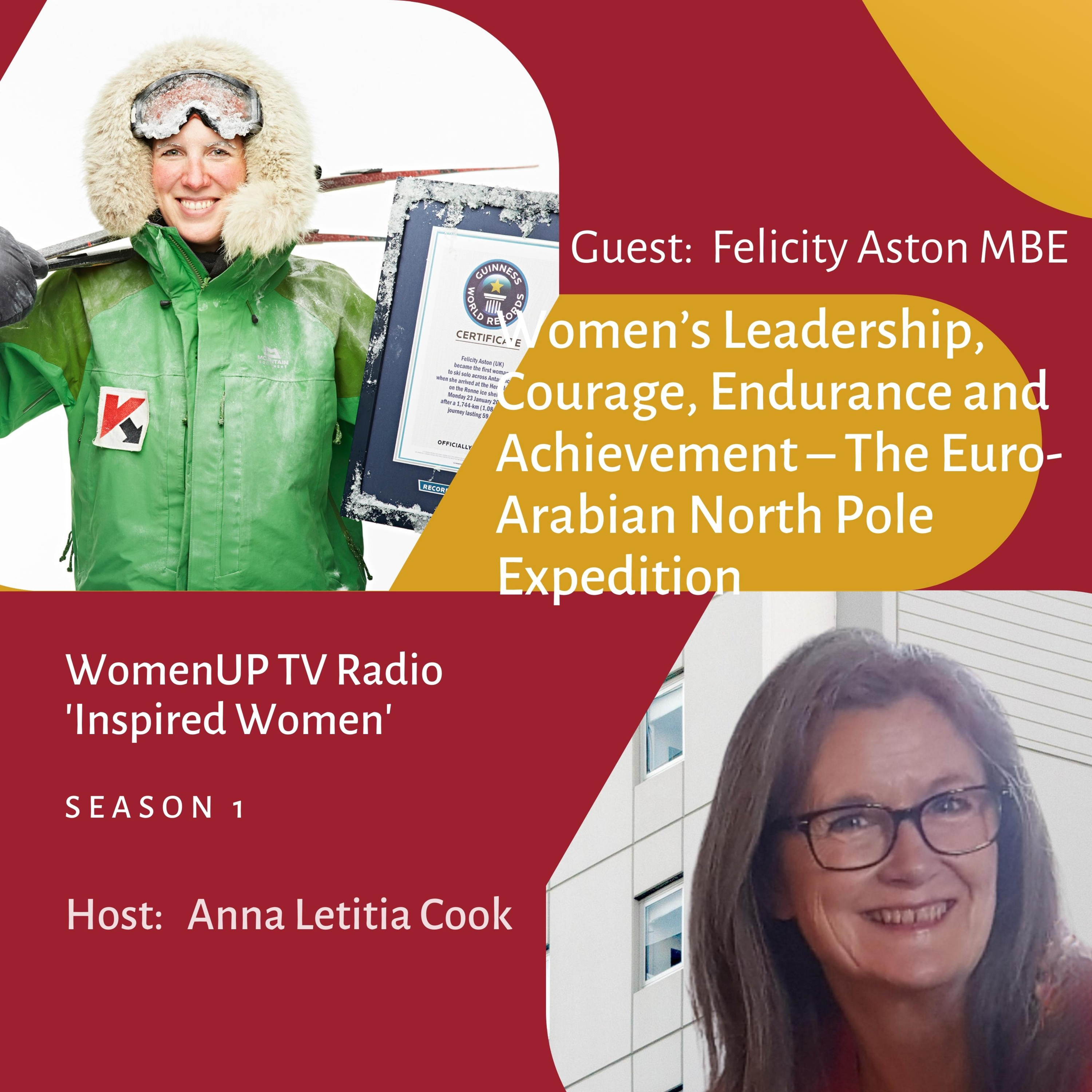 Felicity Aston MBE – Women’s Leadership, Courage, Endurance and Achievement – The Euro-Arabian North Pole Expedition episode artwork