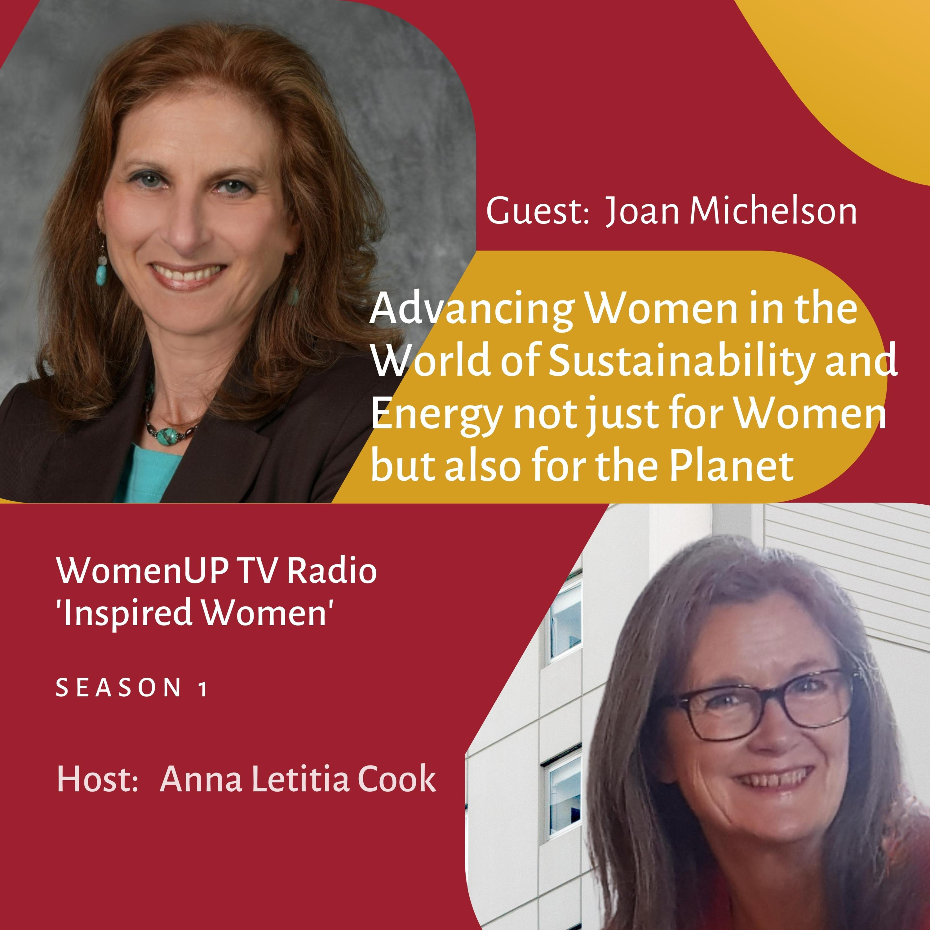 Joan Michelson – Advancing Women in the World of Sustainability and Energy not just for Women but also for the Planet episode artwork