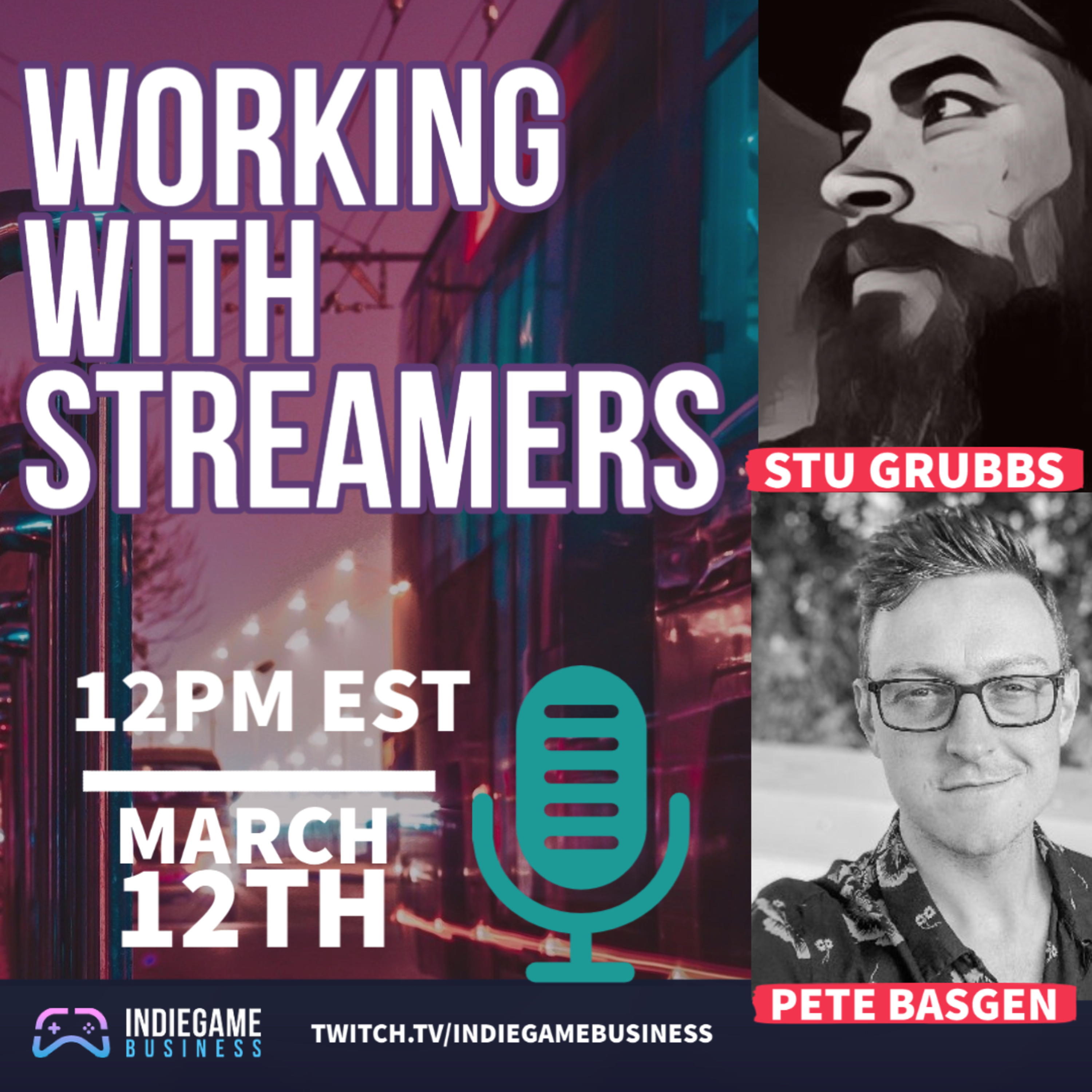 Working with Streamers with Stu Grubbs and Pete from rainmaker.gg episode artwork