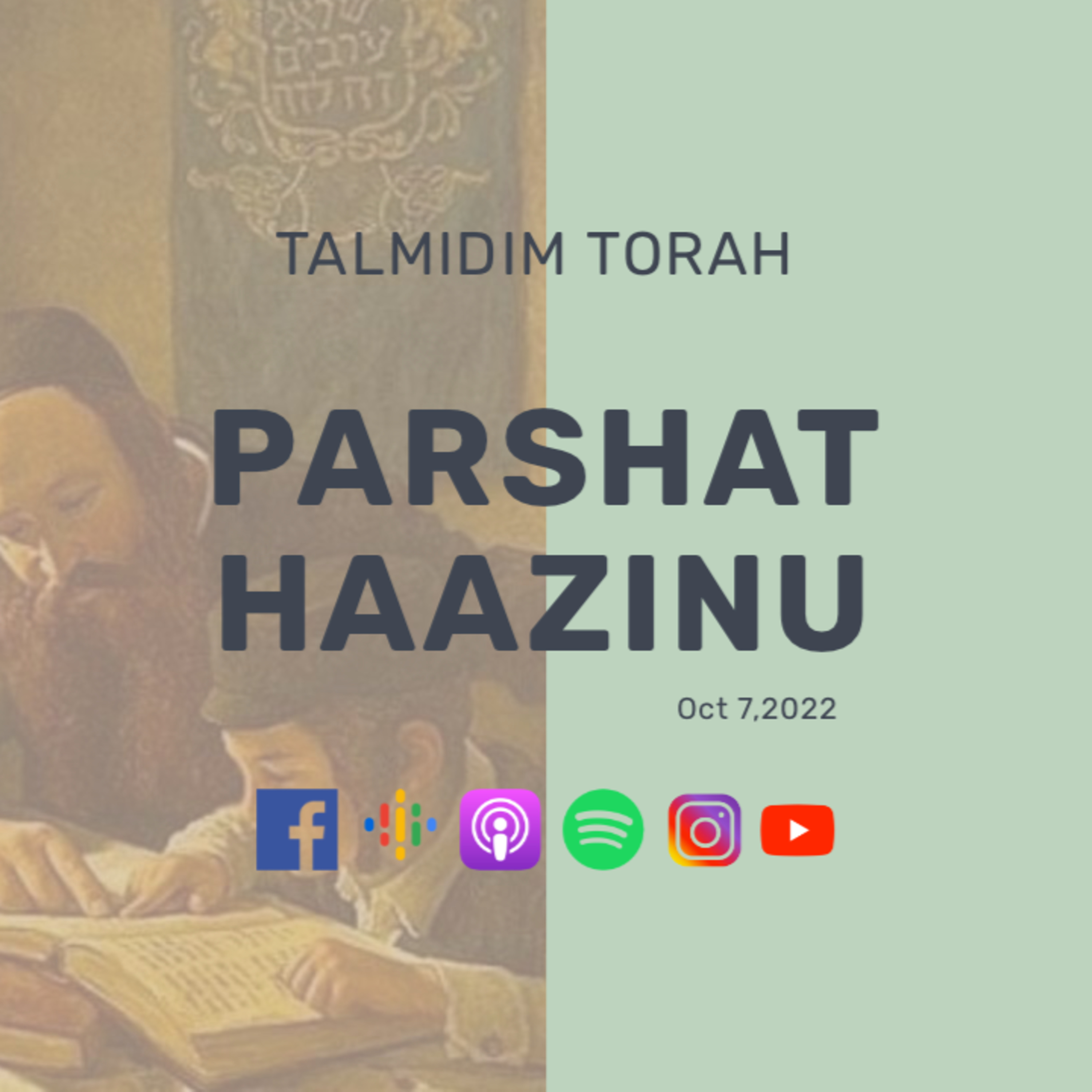 Parshat Haazinu Octubre 7 2022 episode artwork