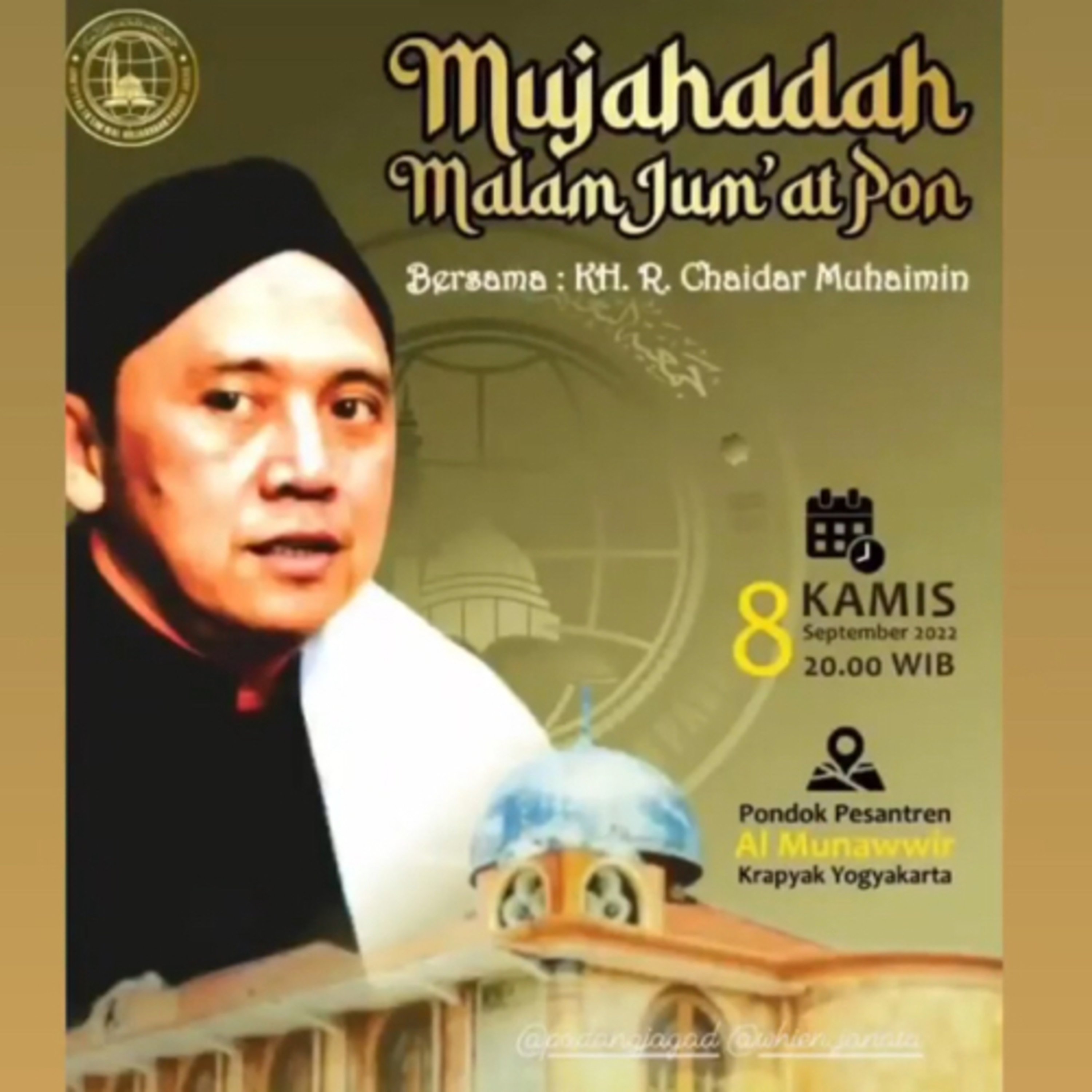 Mujahadah Padang Jagah Malam Jumat Pon - Gus Haidar - Pondok Krapyak Yogyakarta (8 September 2022) episode artwork