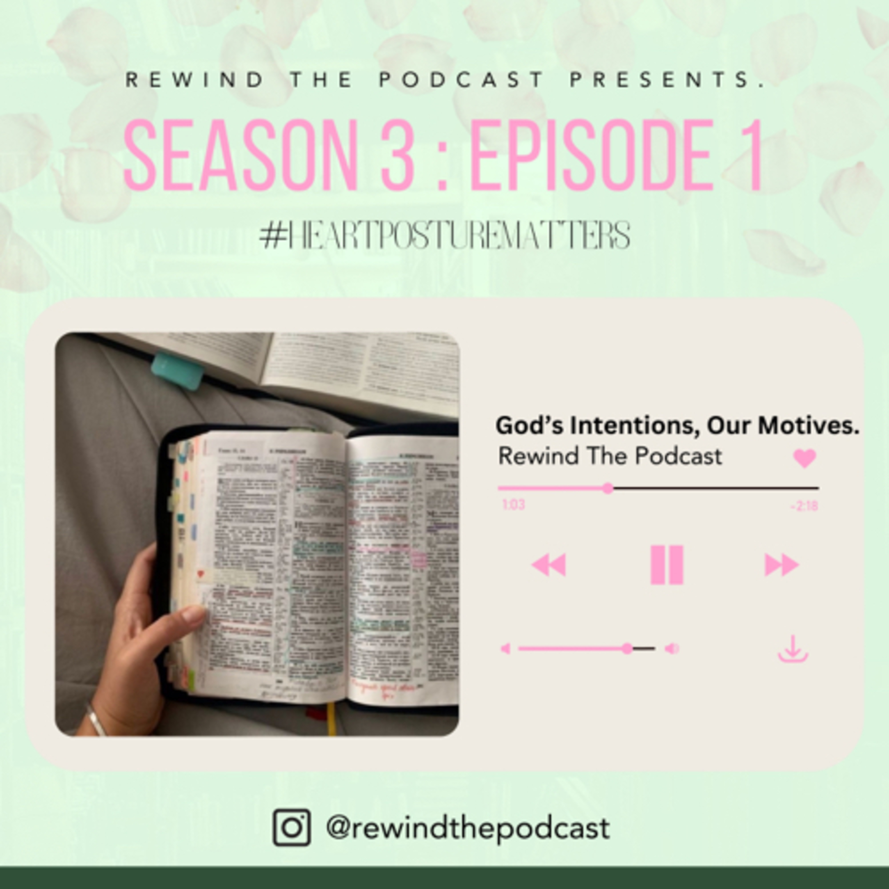 Edification Wednesday’s: God’s Intentions, Our Motives. episode artwork
