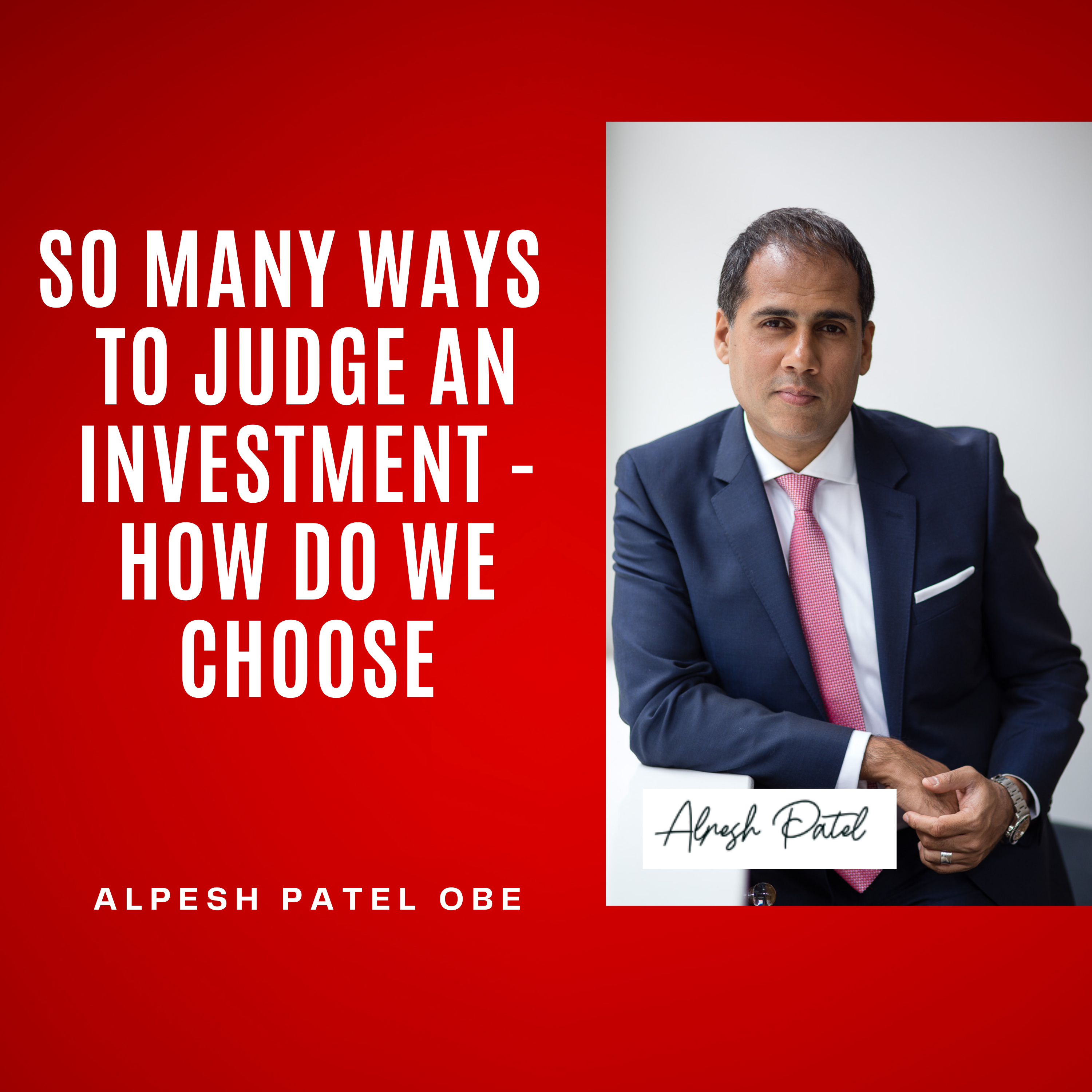 So Many Ways to Judge an Investment - How Do We Choose episode artwork