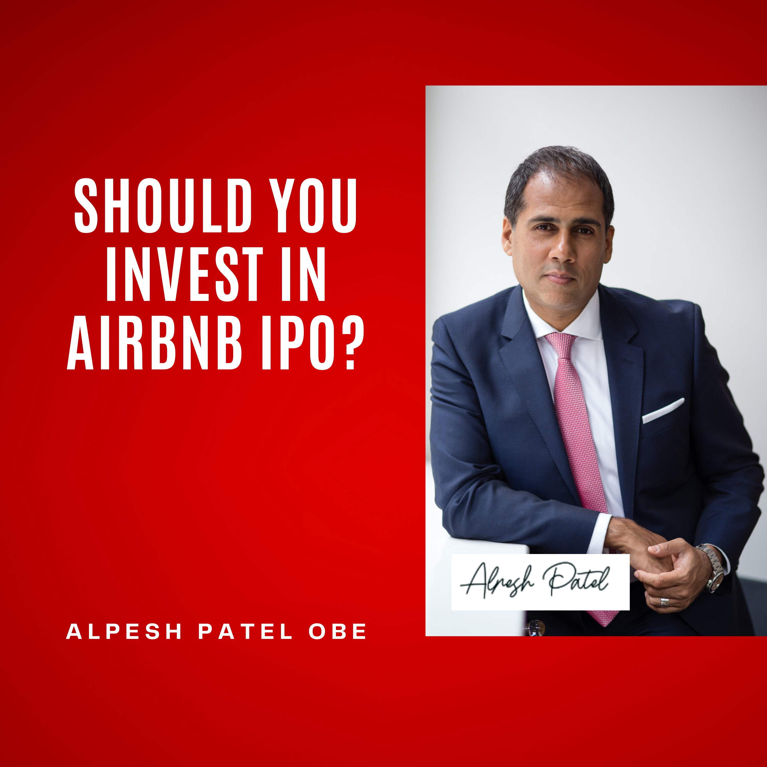 Should you Invest in Airbnb IPO? Stock Analysis with Alpesh Patel  episode artwork