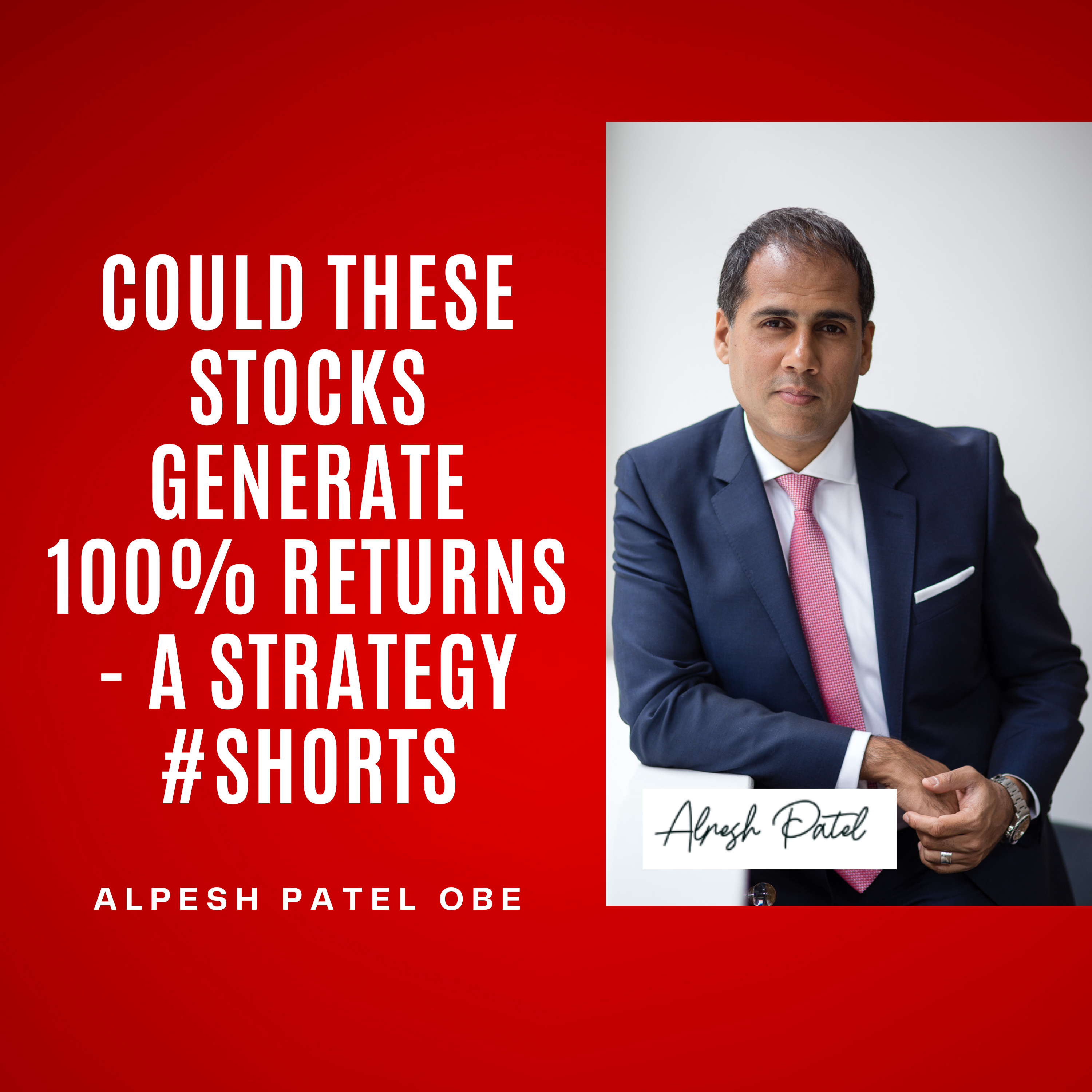 Could These Stocks Generate 100% Returns - A Strategy  episode artwork