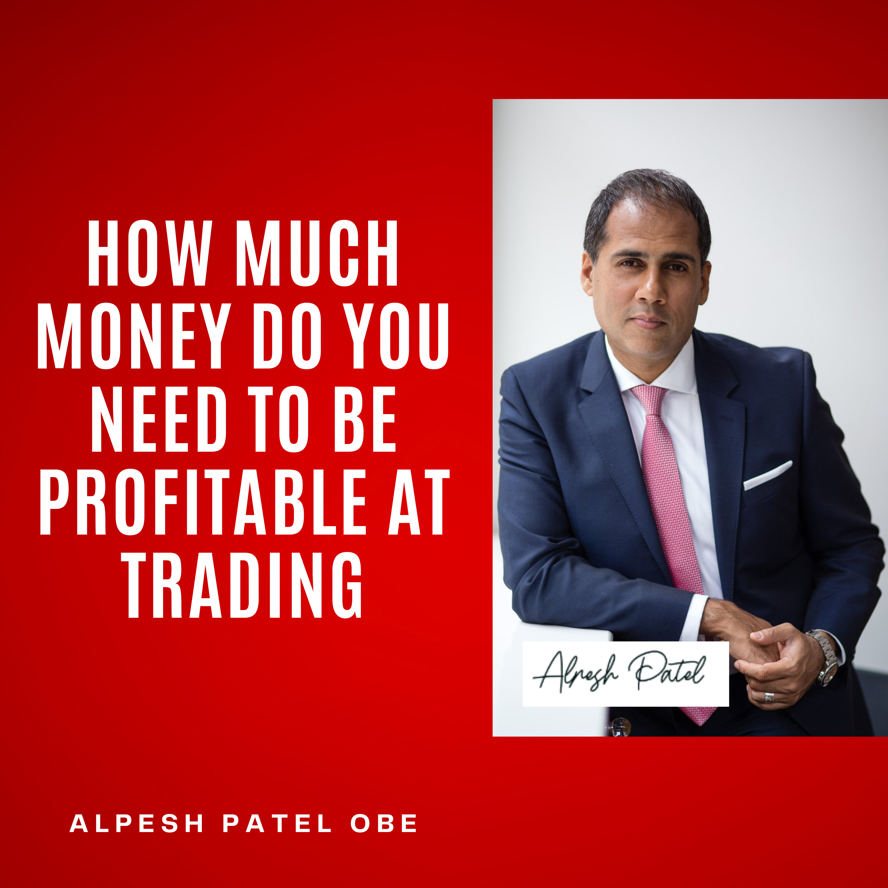 How Much Money Do You Need to Be Profitable At Trading #shorts episode artwork