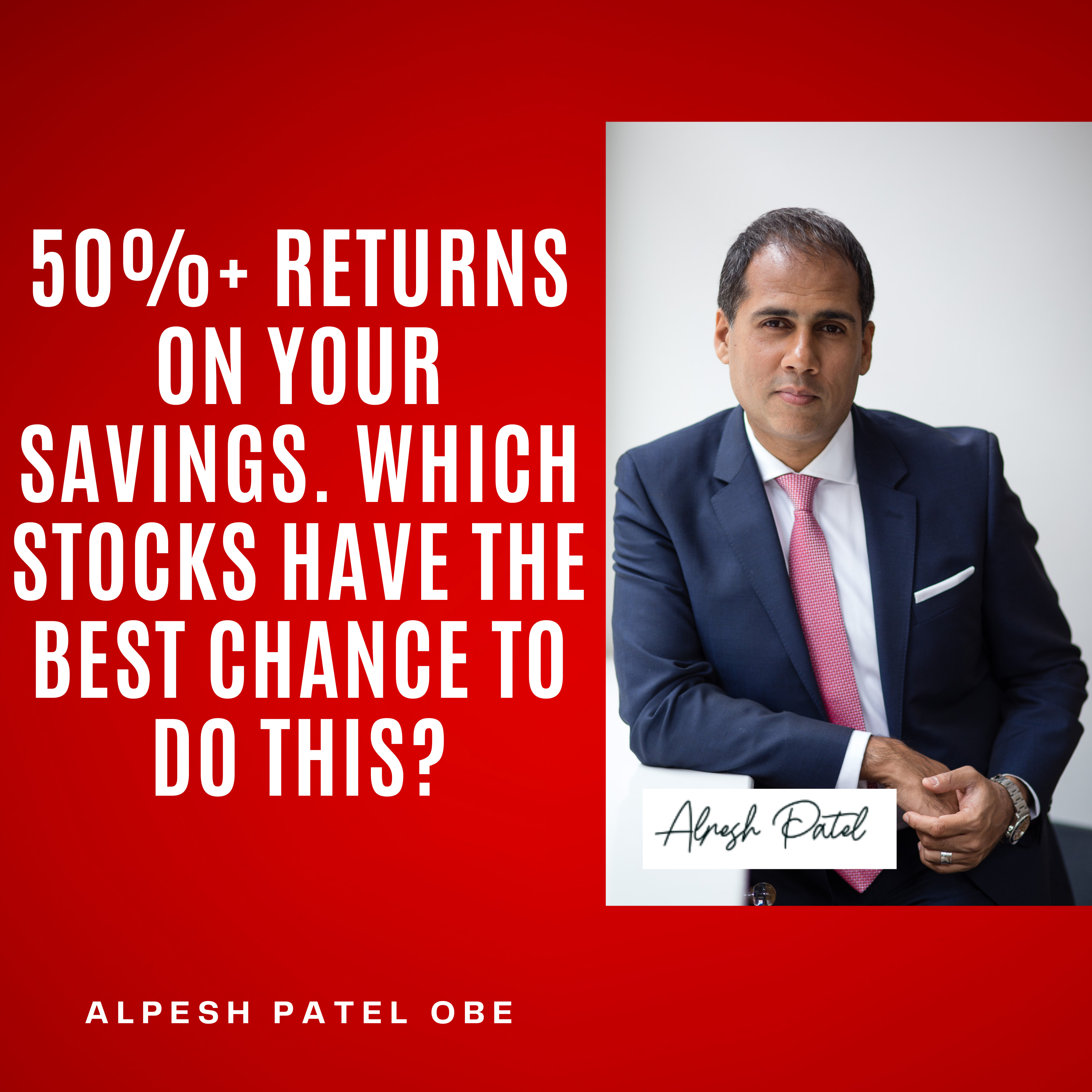 50%+ Returns on Your Savings. Which Stocks Have the Best Chance To Do This? episode artwork