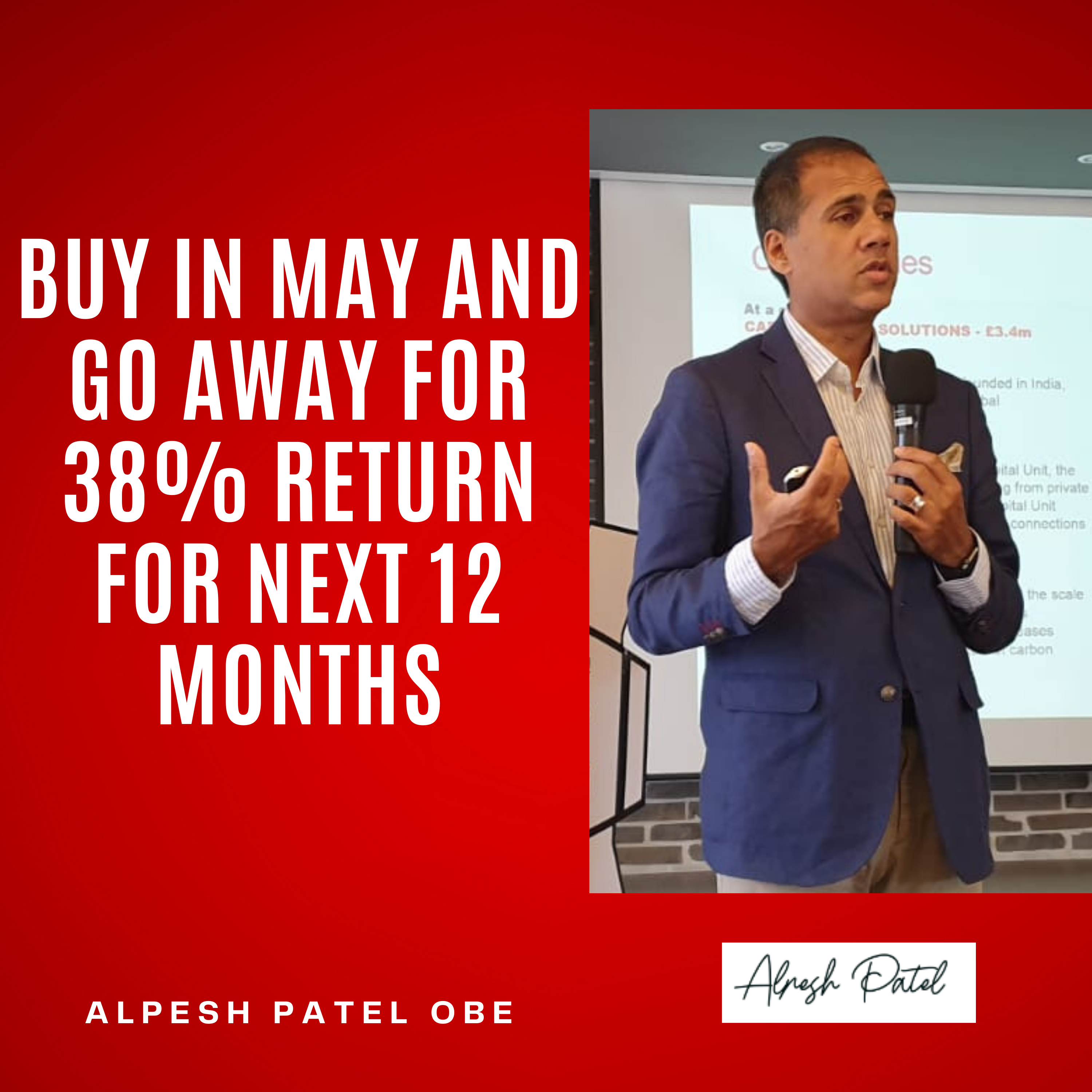 Buy in May and Go Away For 38% Return For Next 12 Months episode artwork