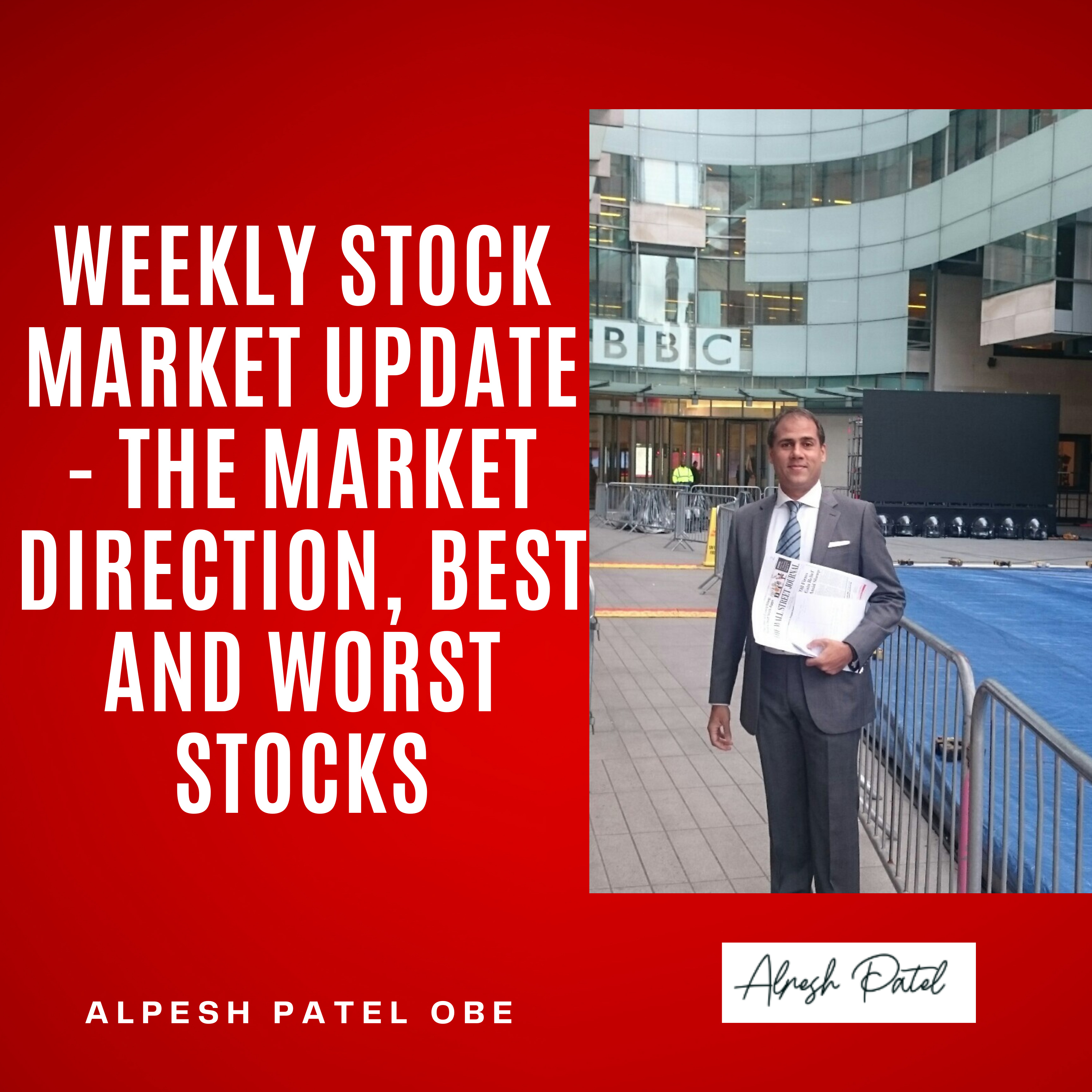 Weekly Stock Market Update With Alpesh Patel OBE - The Market Direction, Best and Worst Stocks episode artwork