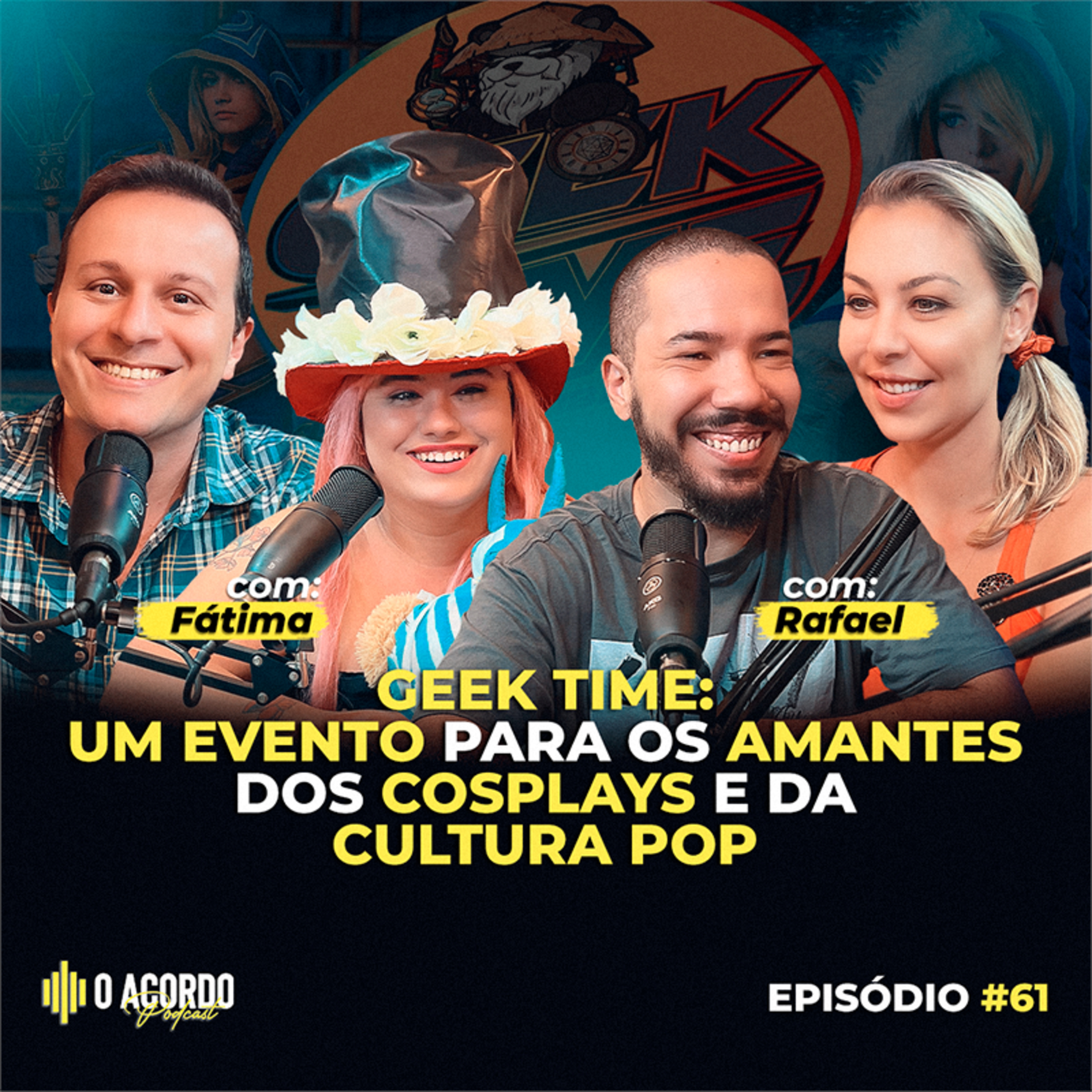 O fantástico mundo dos personagens que arrasta fãs por onde passa - Episódio #61 - O Acordo Podcast episode artwork