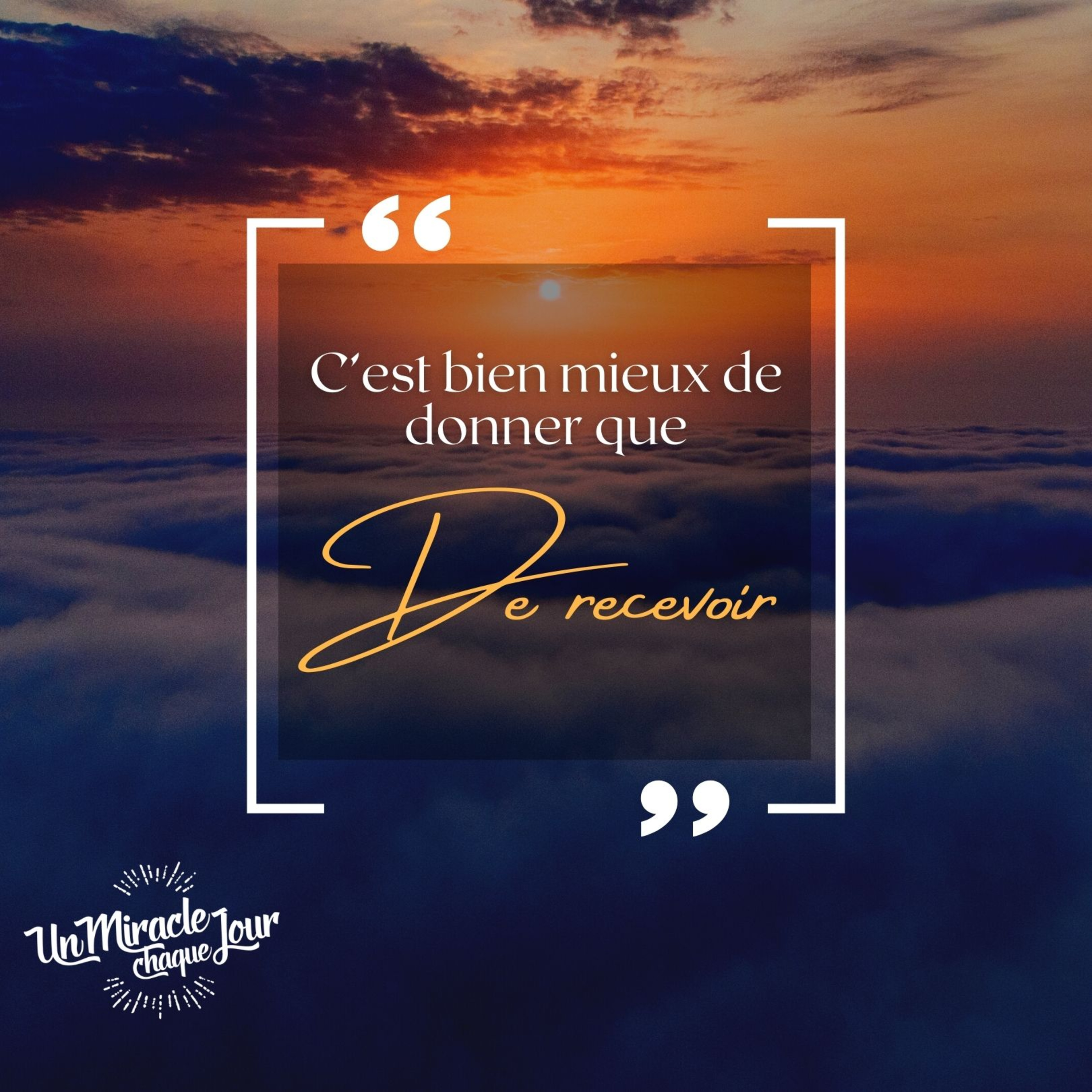 Un Miracle Chaque Jour