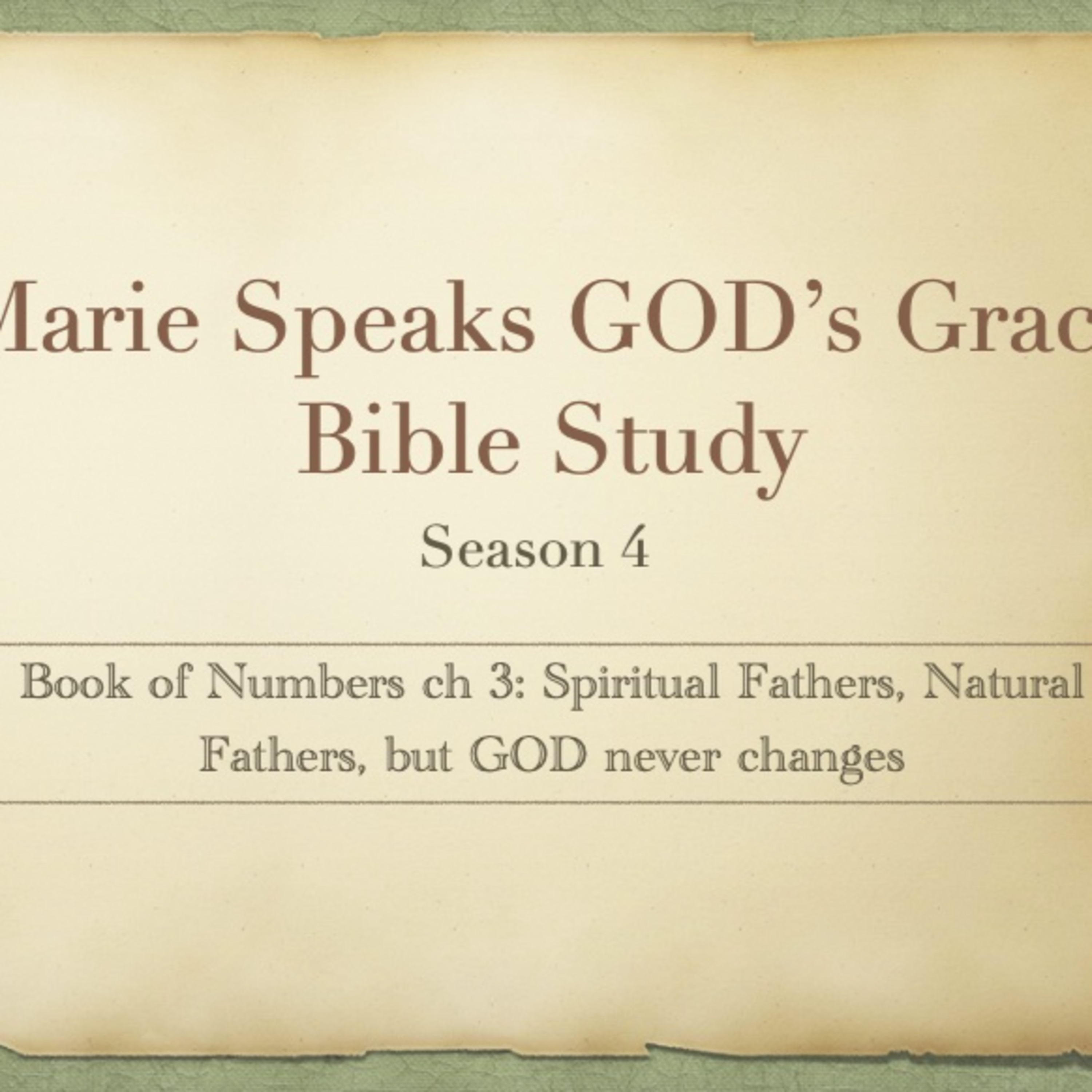 Marie Speaks G-D\'s Grace Bible Study and Meditations Of My Heart