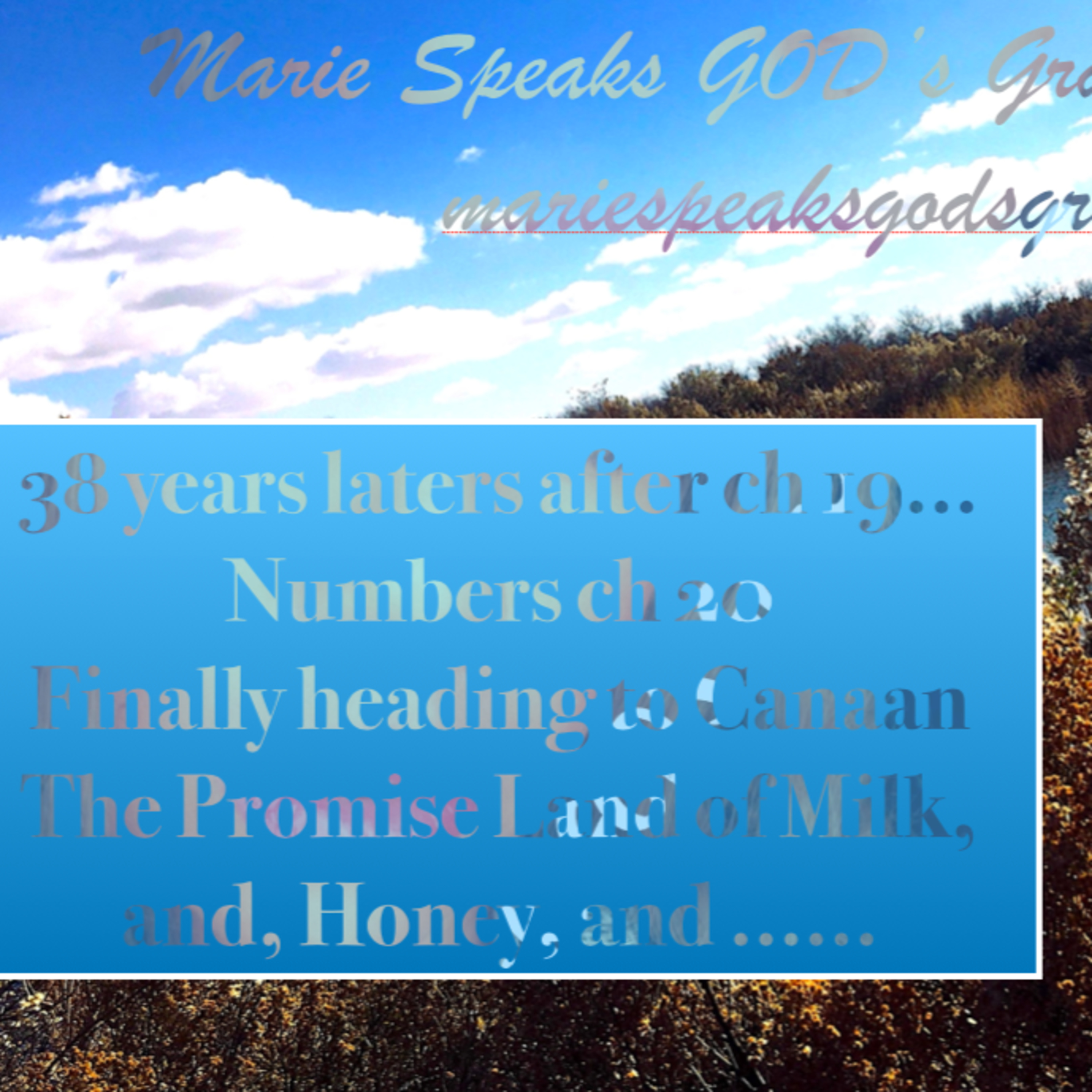 Marie Speaks G-D\'s Grace Bible Study and Meditations Of My Heart
