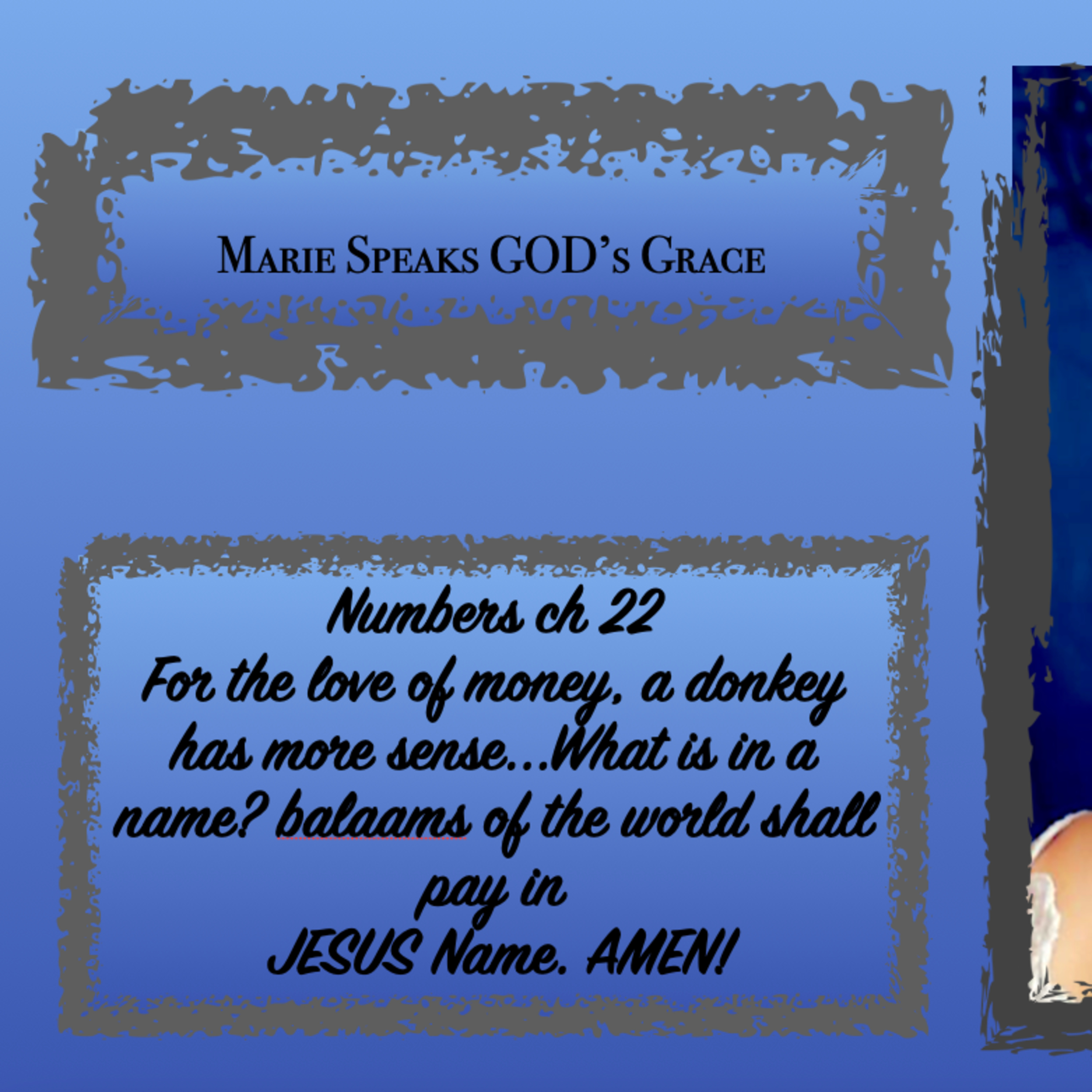 Marie Speaks G-D\'s Grace Bible Study and Meditations Of My Heart