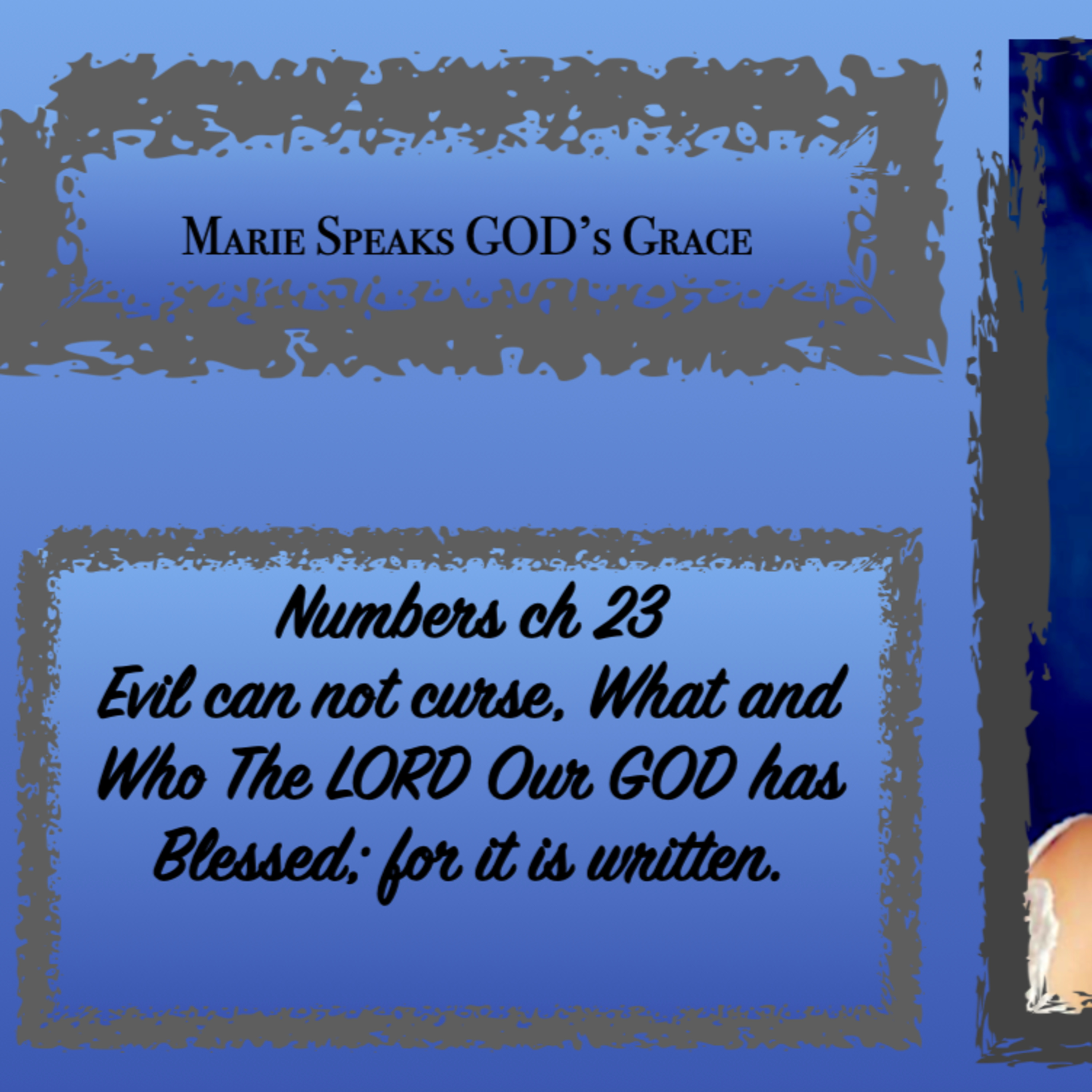 Marie Speaks G-D\'s Grace Bible Study and Meditations Of My Heart