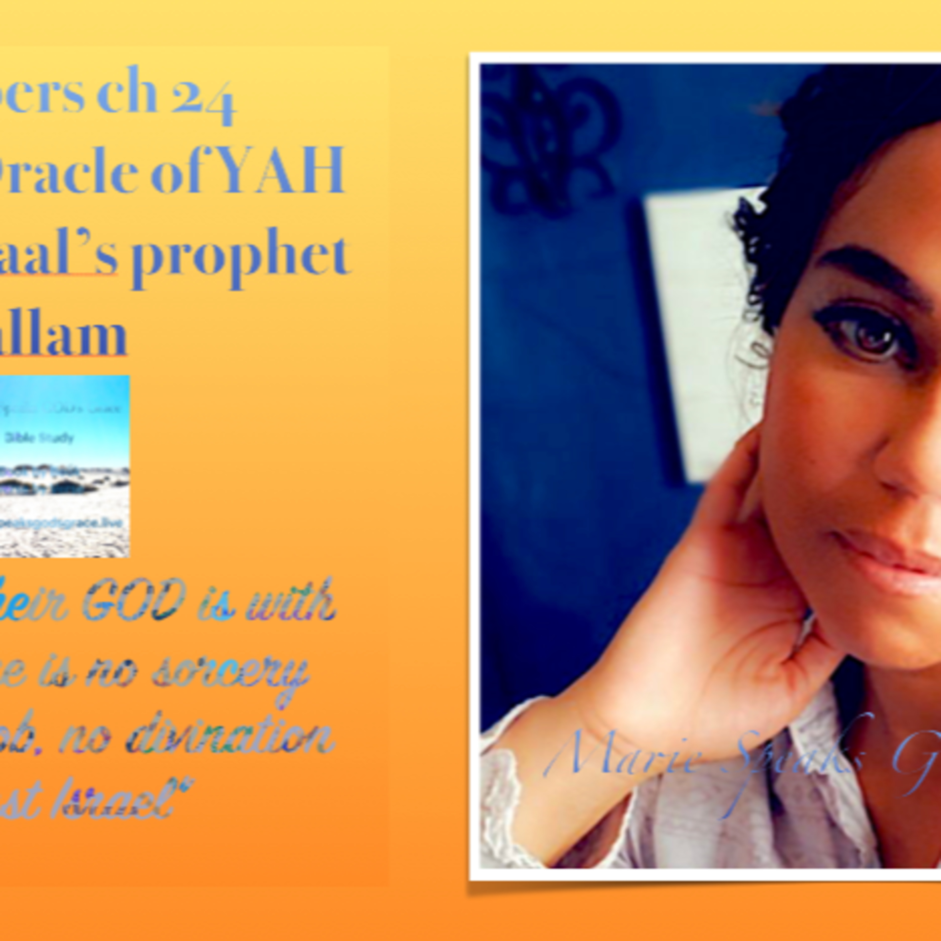 Marie Speaks G-D\'s Grace Bible Study and Meditations Of My Heart