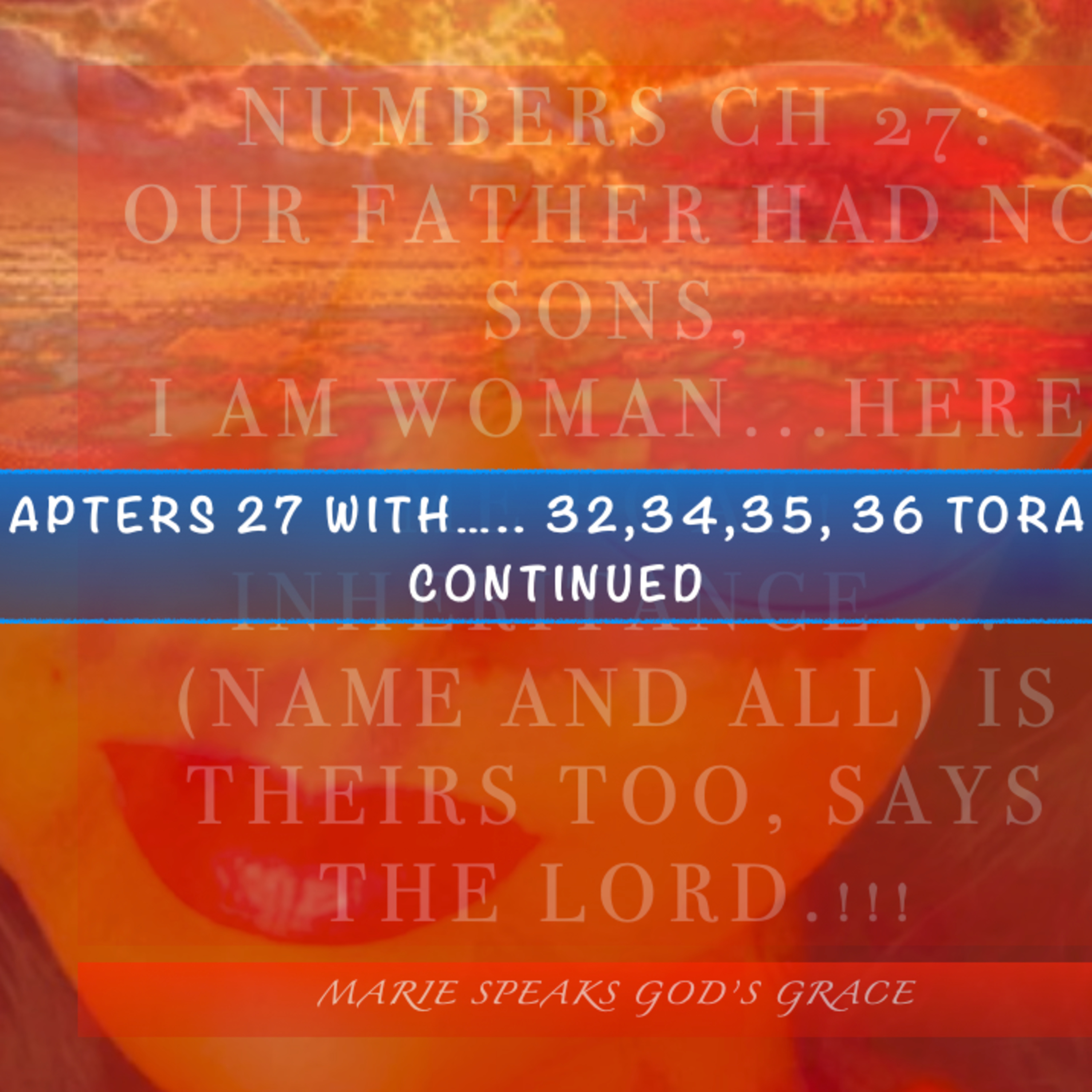 Marie Speaks G-D\'s Grace Bible Study and Meditations Of My Heart