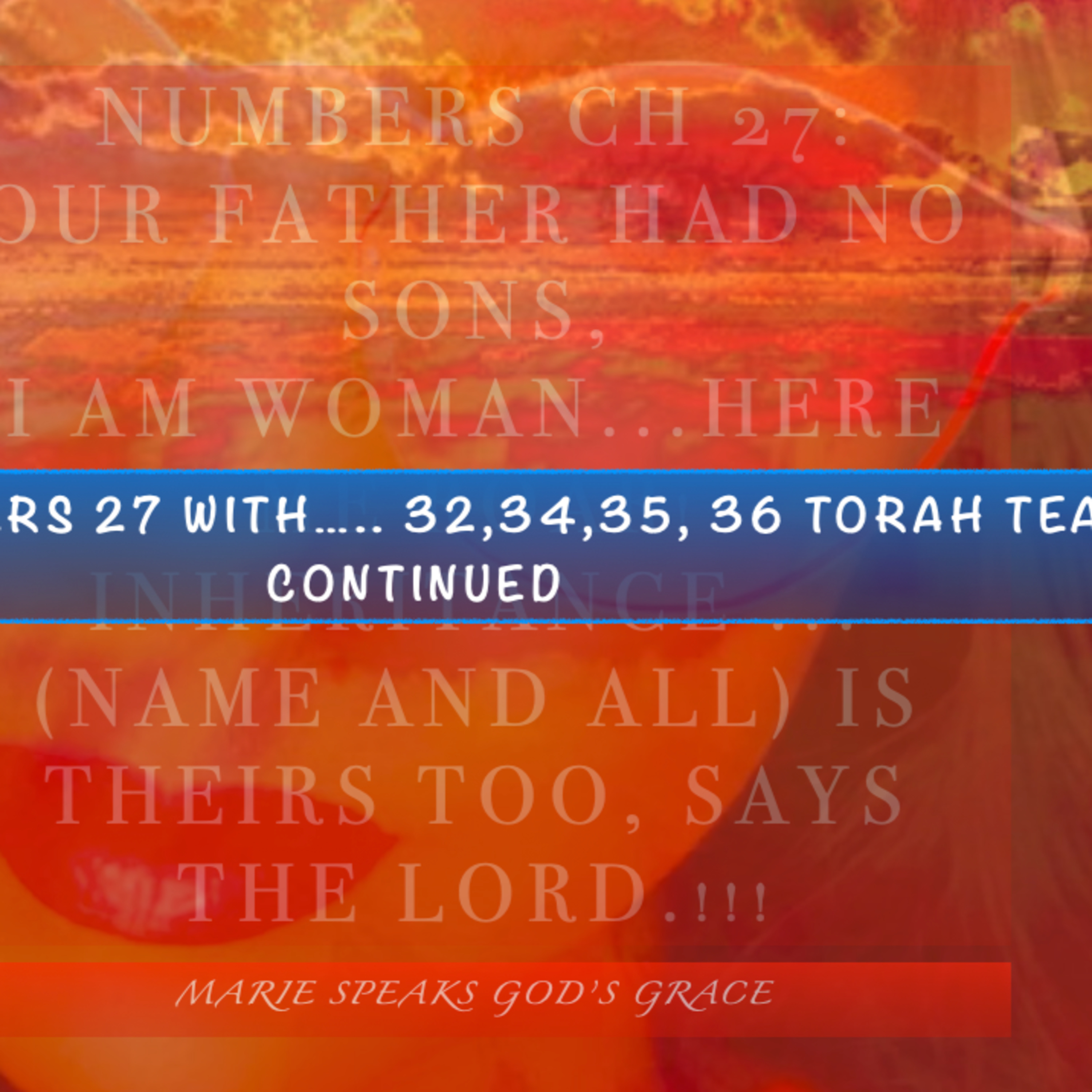 Marie Speaks G-D\'s Grace Bible Study and Meditations Of My Heart