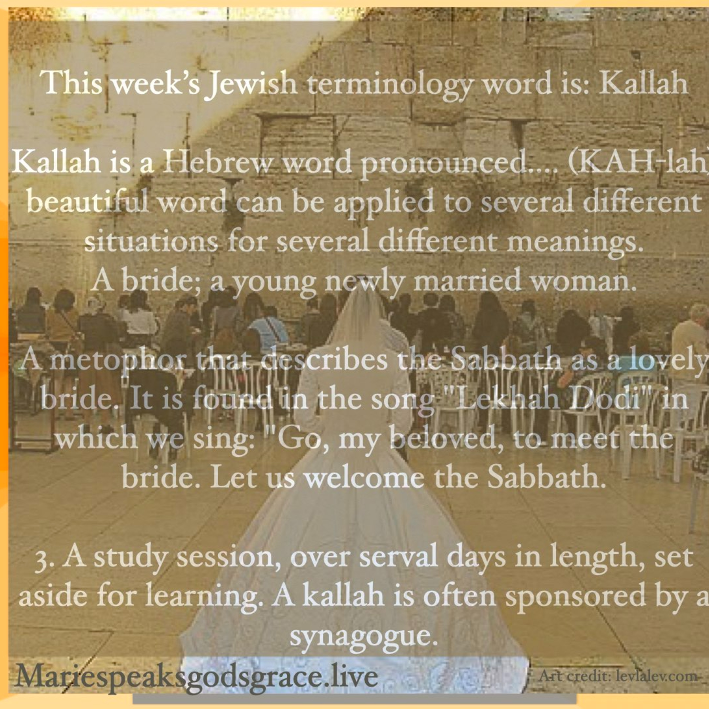 This week’s Jewish terminology word is: Kallah episode artwork