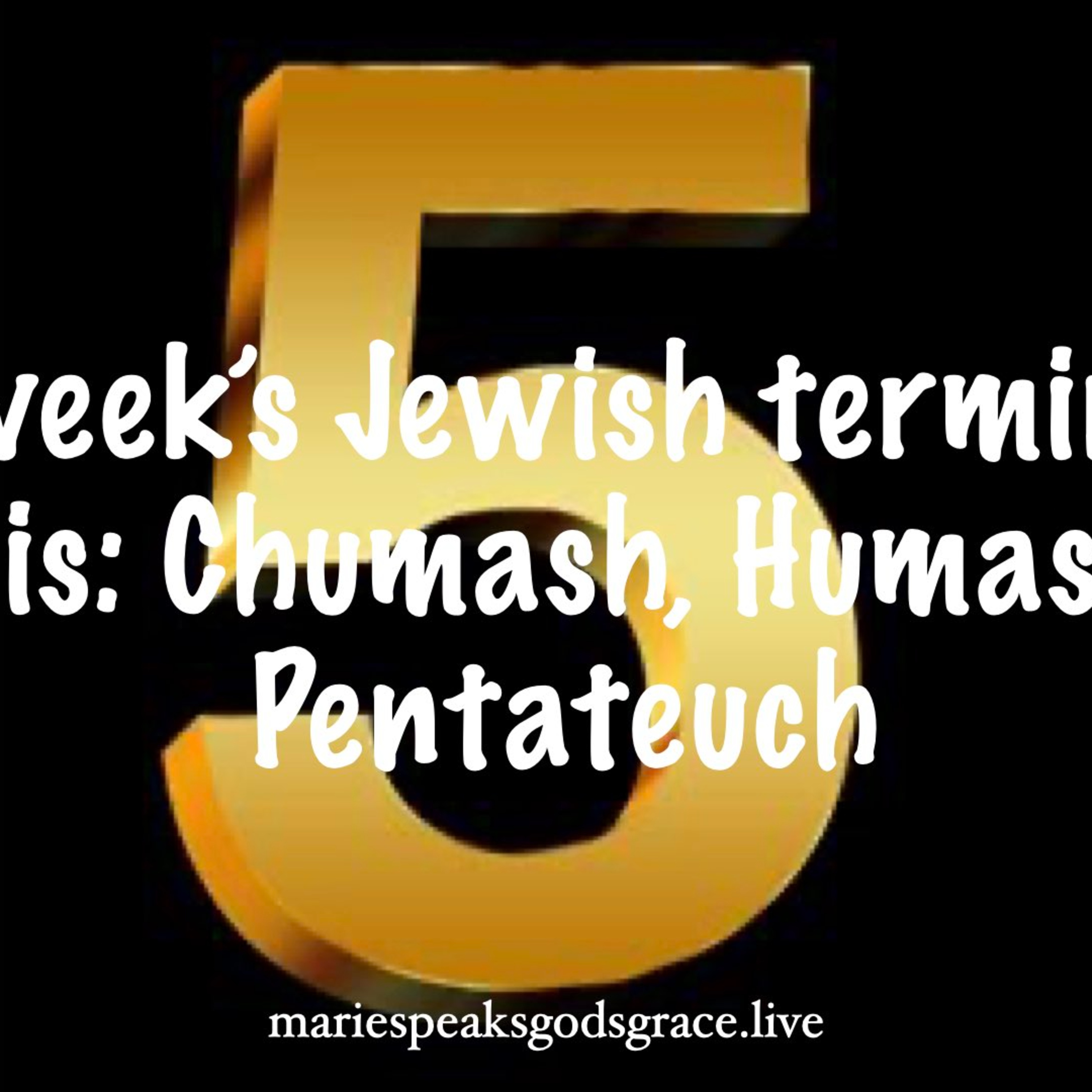 This week’s Jewish terminology word is: Chumash, Humash, and Pentateuch episode artwork