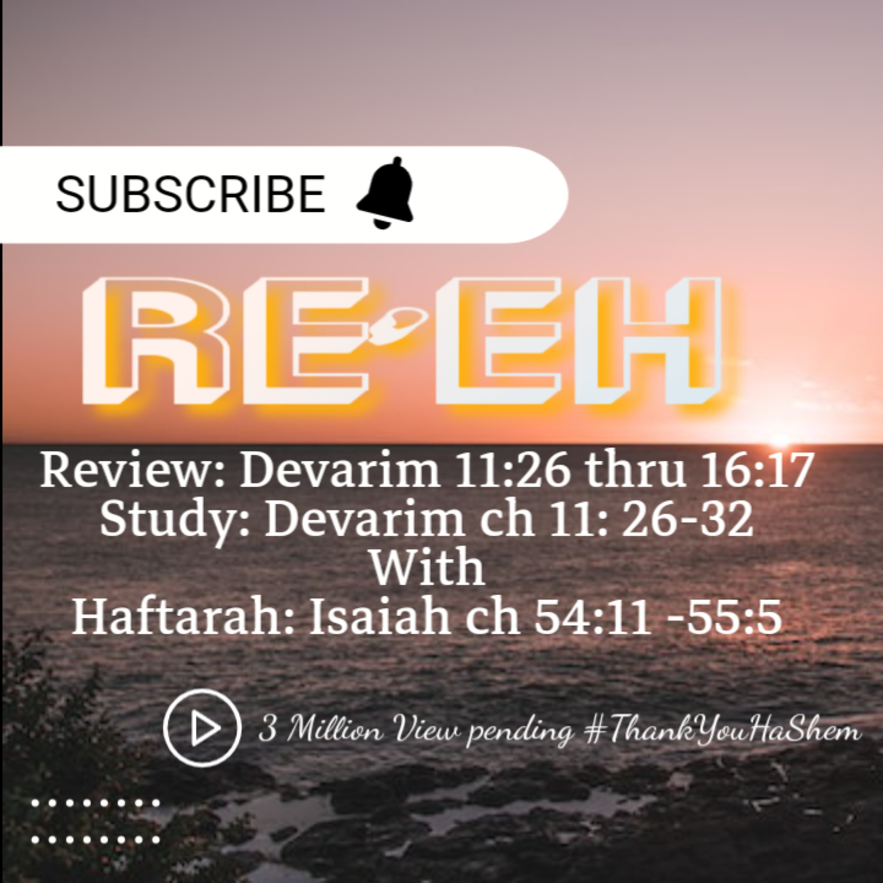 Re'eh "for those who know my name" Devraim ch 11:26-32 episode artwork