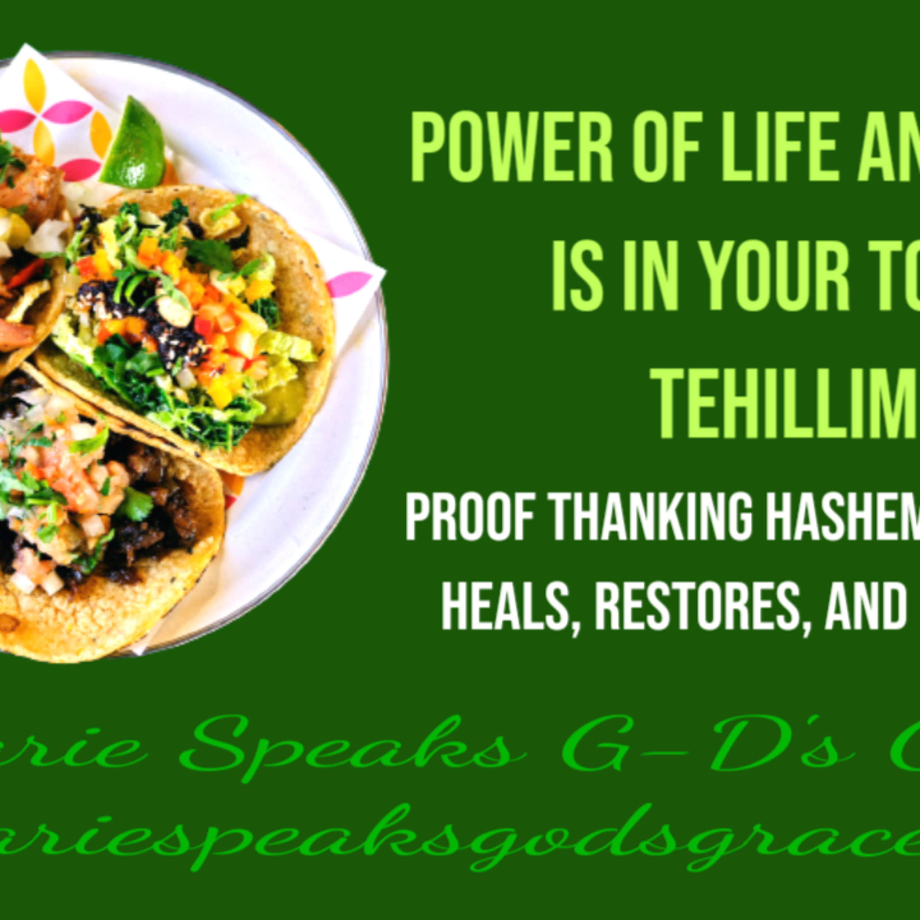 Video BLOG: The power of the tongue proof?!? Tehillim 18, 432Hz, Prayer and Gratitude and Love ..... episode artwork