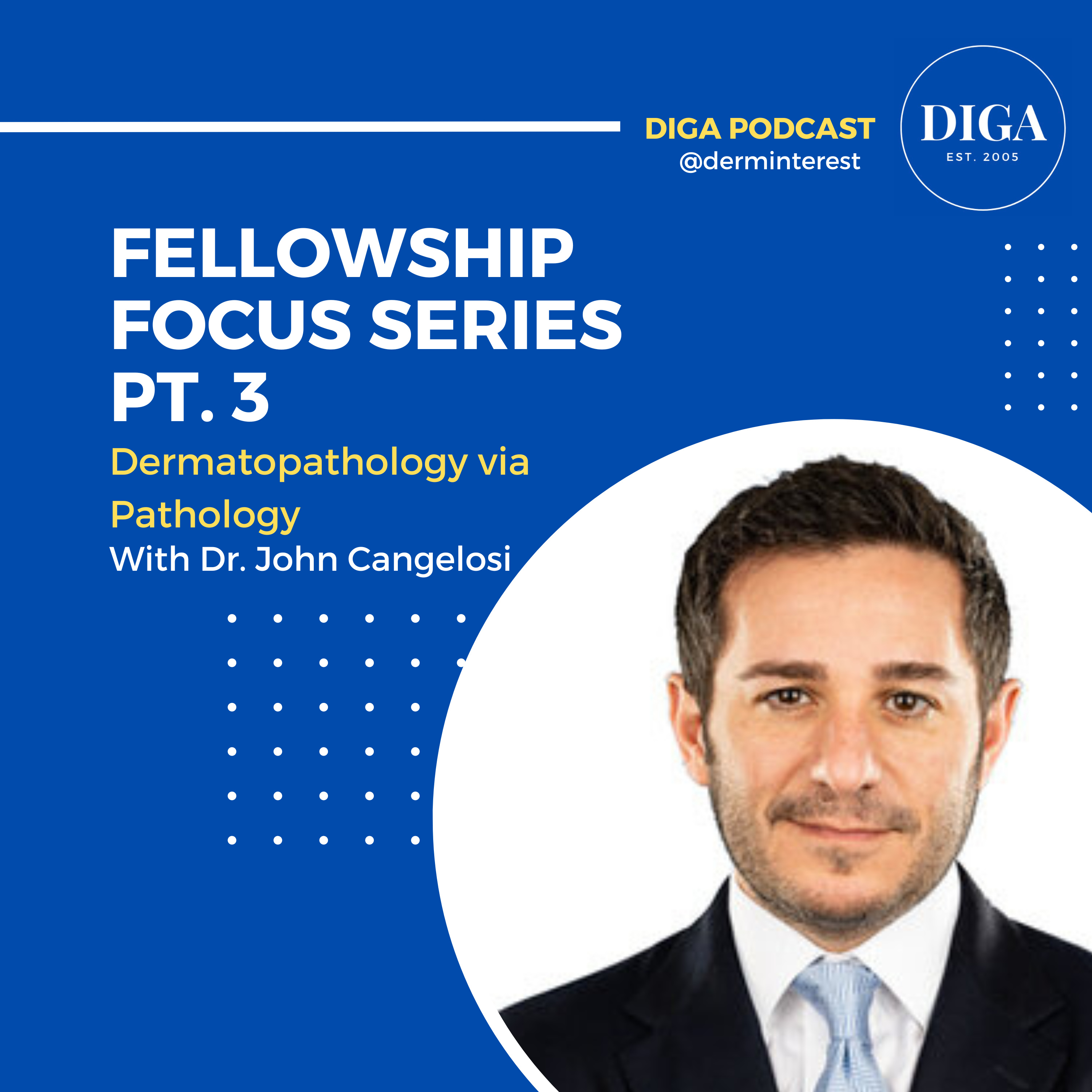 #33: Fellowship Focus Series Pt. 3 - Dermatopathology via Pathology with Dr. John Cangelosi episode artwork
