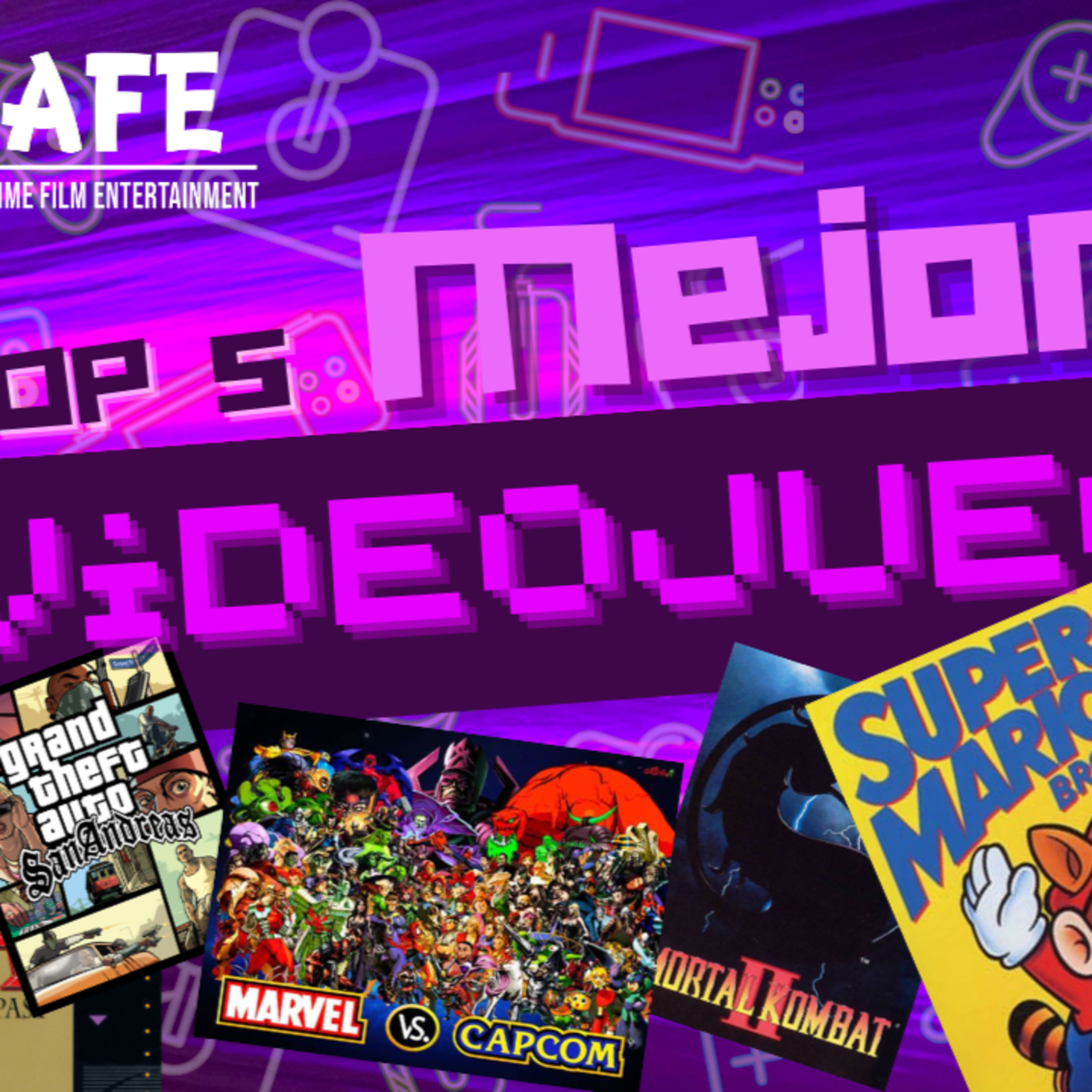 Episode 438: Top 5 Videogames (retro) Episodio 438: Top 5 Videojuegos (retro) episode artwork