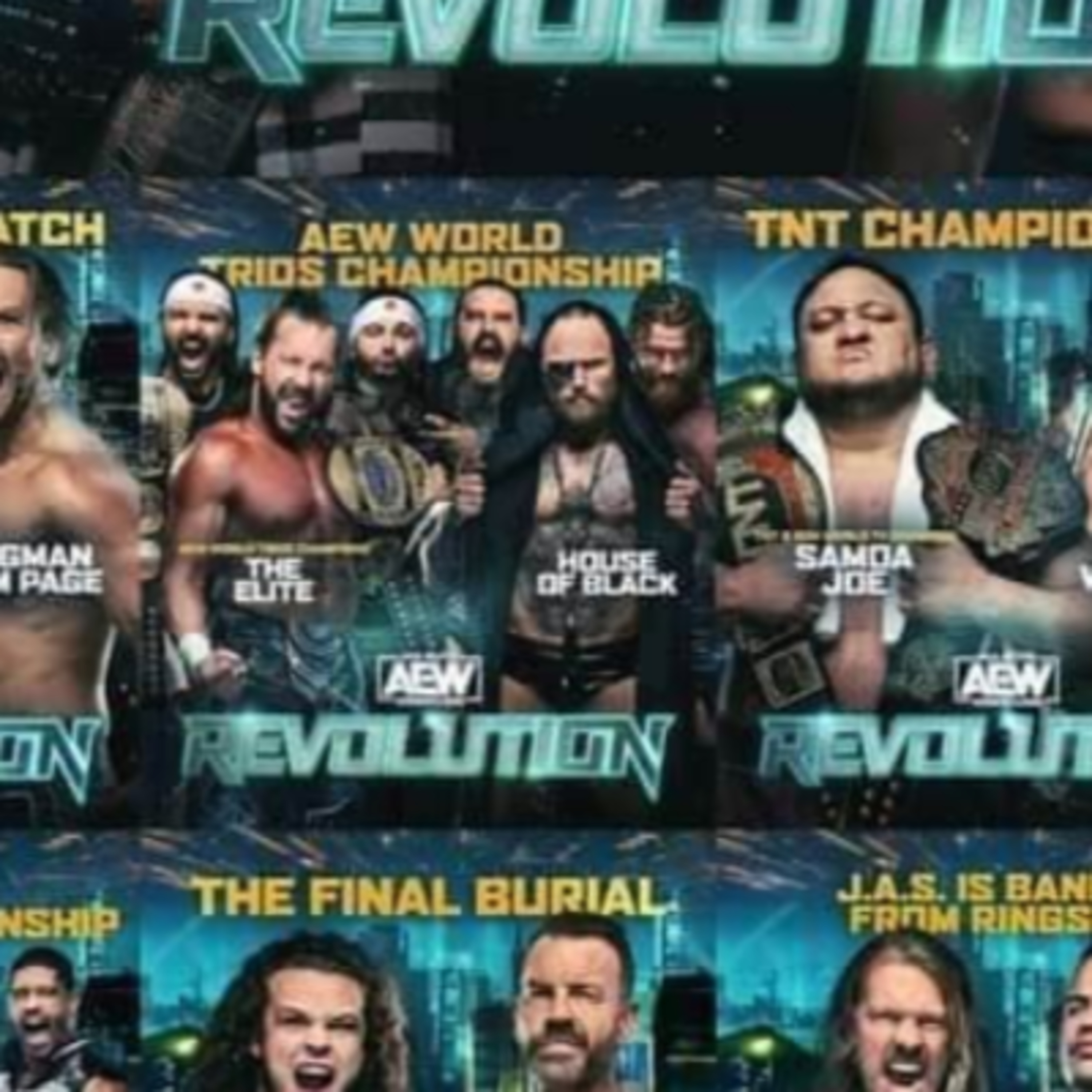 Episode 450 AEW Revolution discussing about the winners Episodio 450: AEW Revolution discutiendo de los ganadores episode artwork
