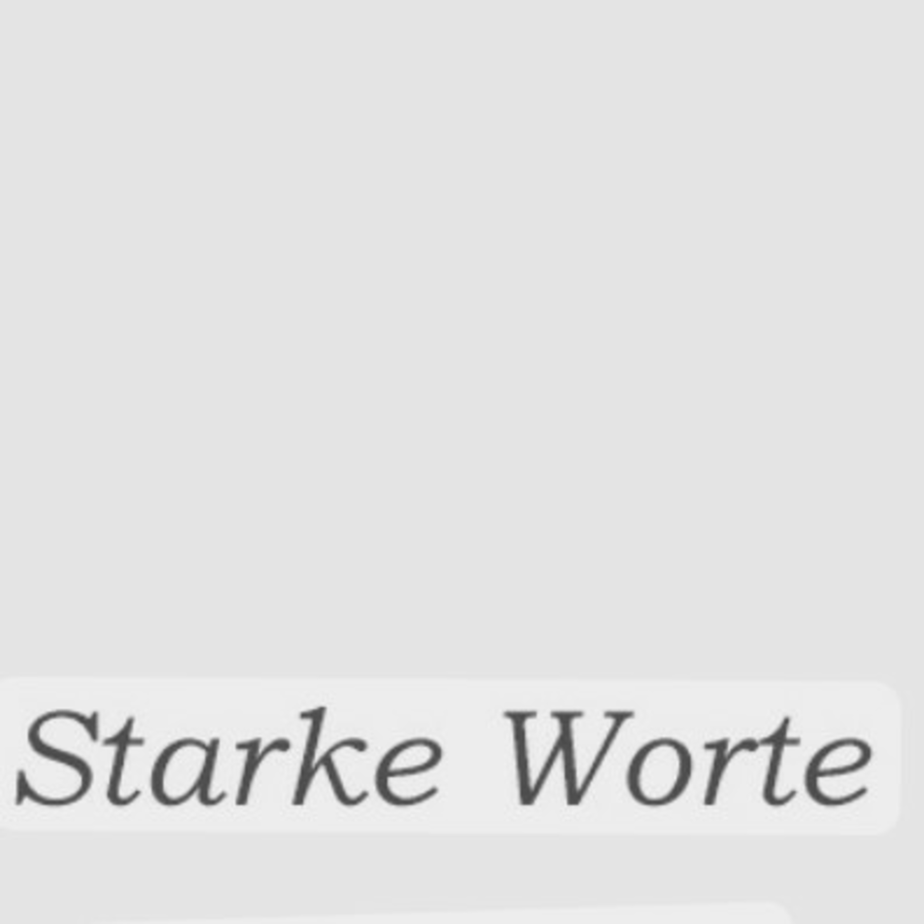 Starke Worte  episode artwork