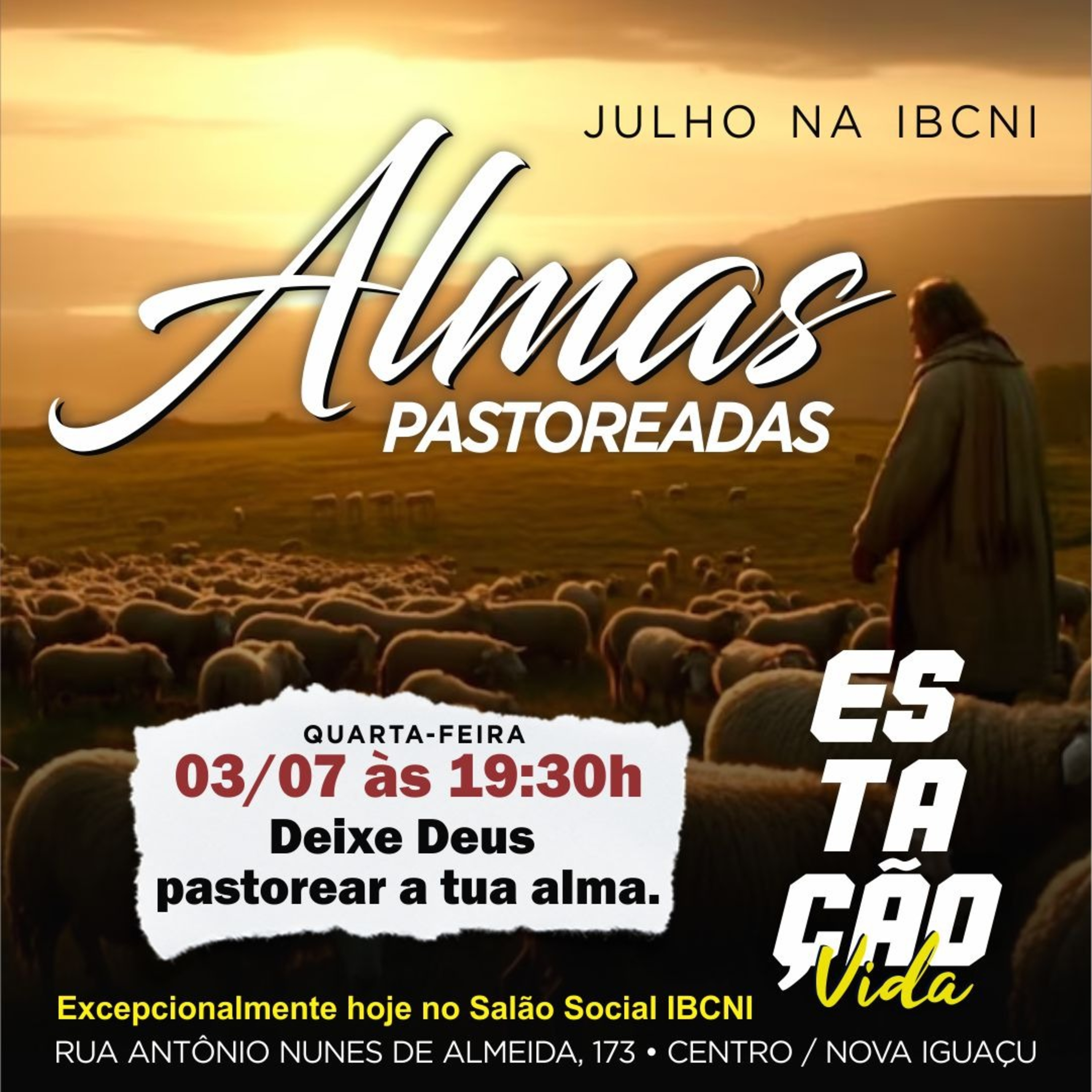 #EstaçãoVida#IBCNI