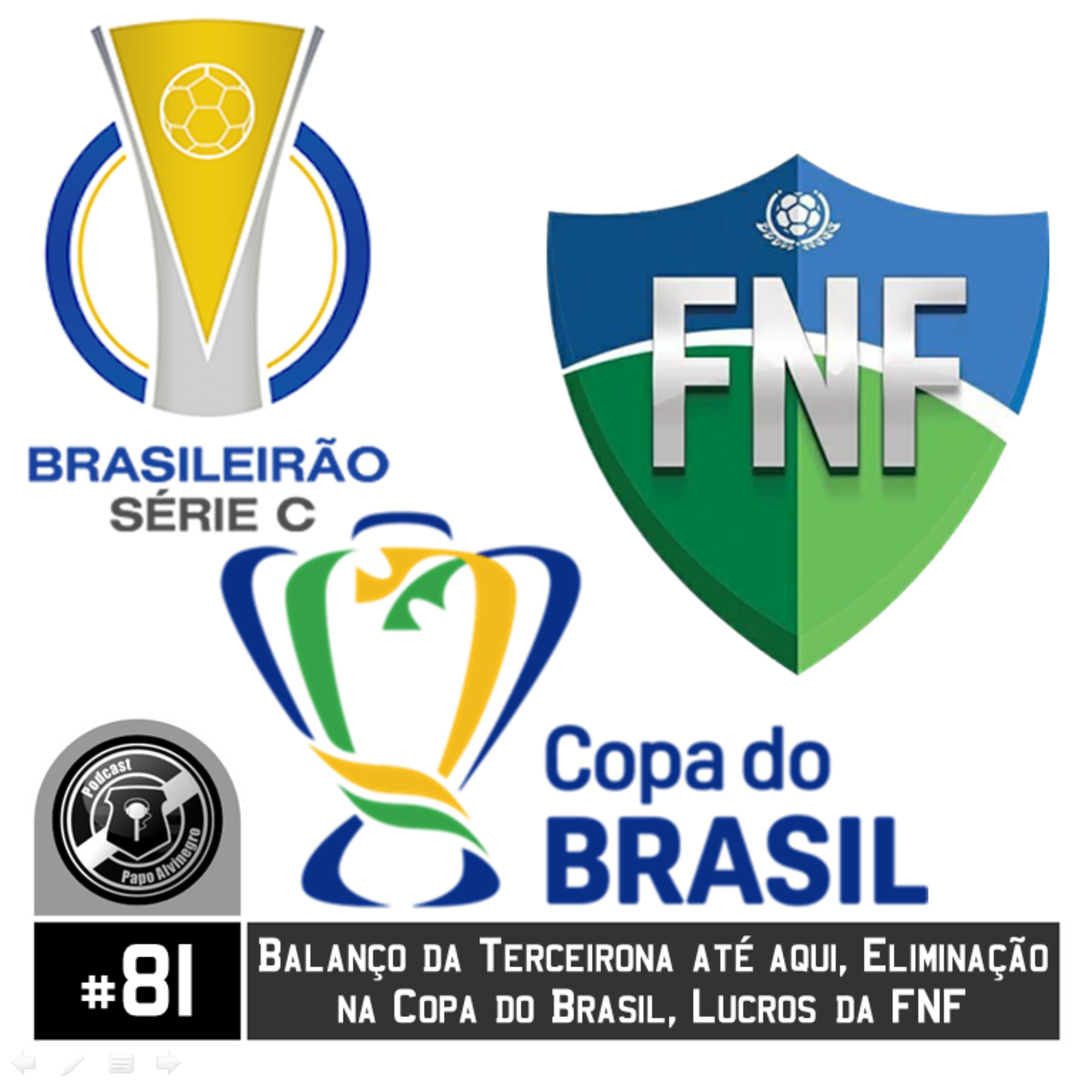 Podcast Papo Alvinegro #081 - Balanço da Terceirona até aqui, Eliminação na Copa do Brasil, Lucros da FNF episode artwork