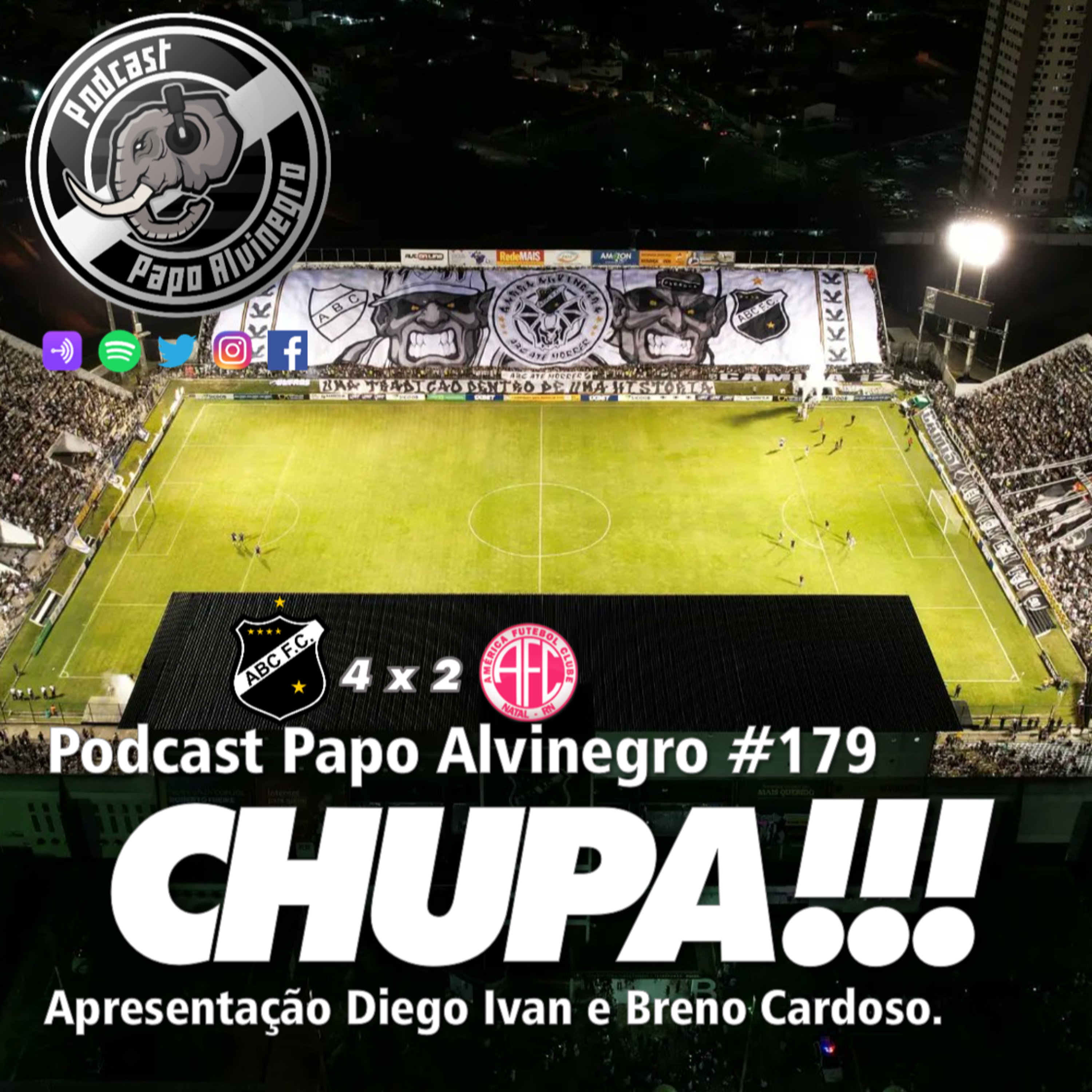 Podcast Papo Alvinegro #179 - CHUPA!!! ABC Campeão Estadual 2022... episode artwork