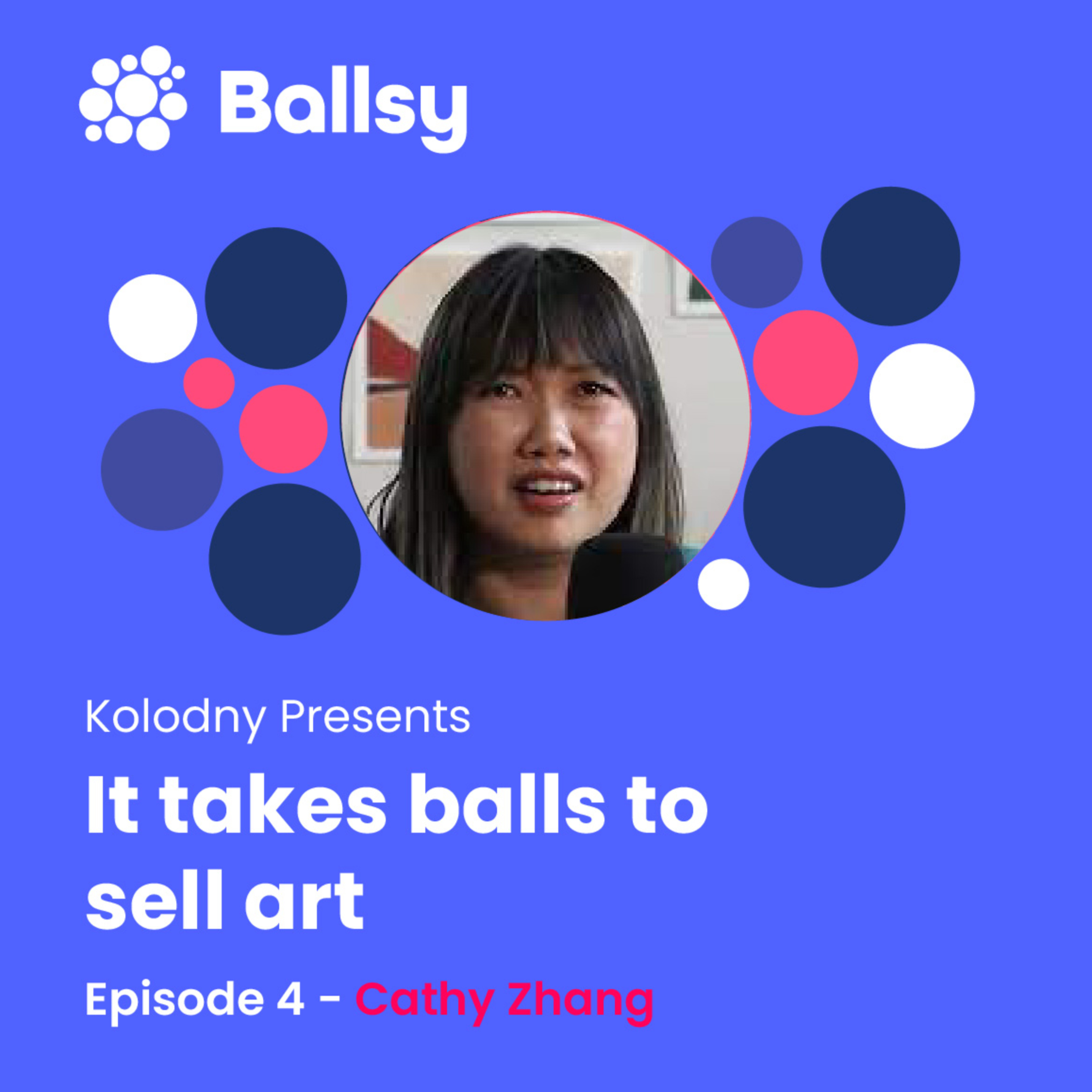 Ballsy: It takes balls to sell art.