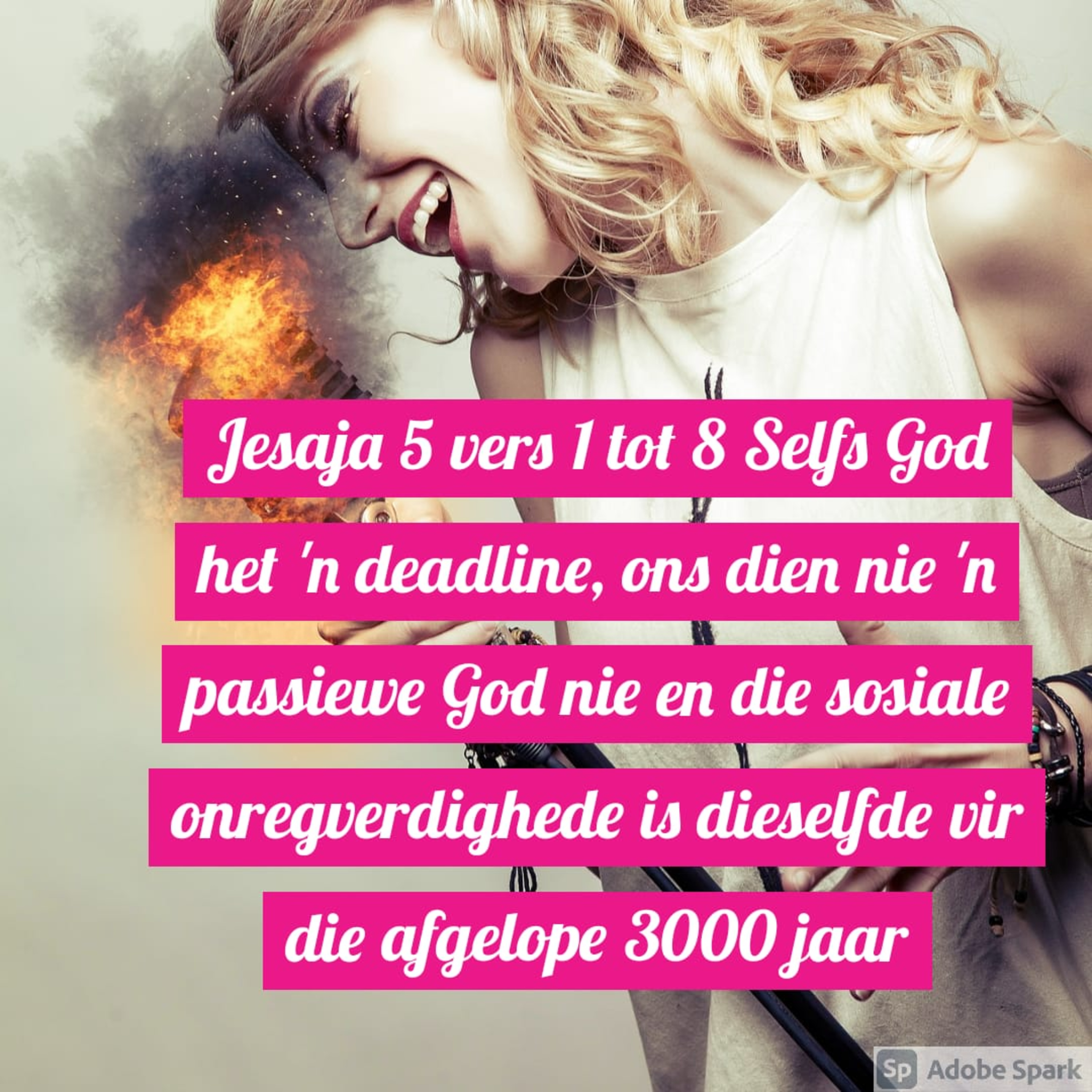Jesaja 5 vers 1 tot 8 Selfs God het 'n deadline, ons dien nie 'n passiewe God nie en die sosiale onregverdighede is dieselfde vir die afgelope 3000 jaar episode artwork