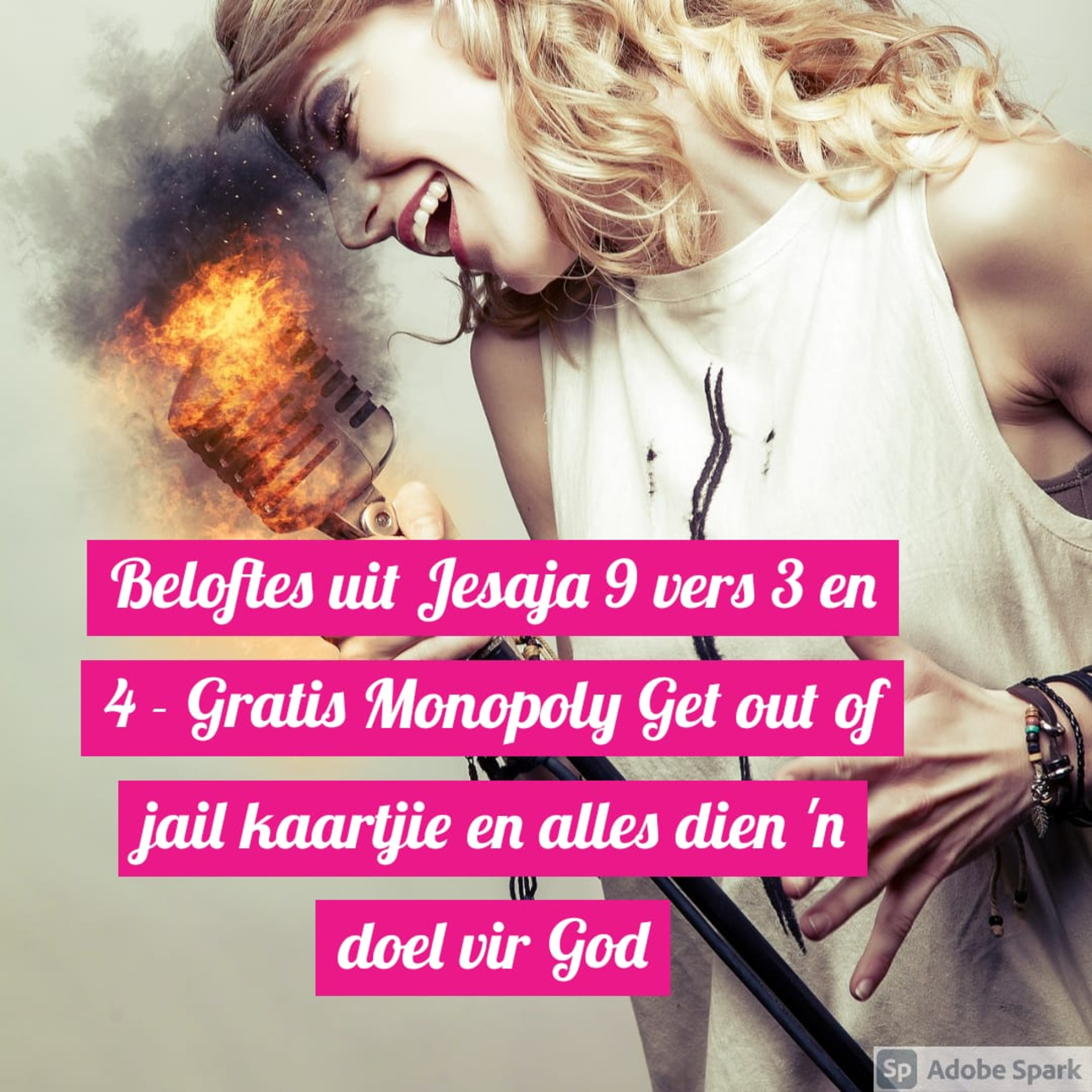 Beloftes uit Jesaja 9 vers 3 en 4 - Gratis Monopoly Get out of jail kaartjie en alles dien 'n doel vir God episode artwork