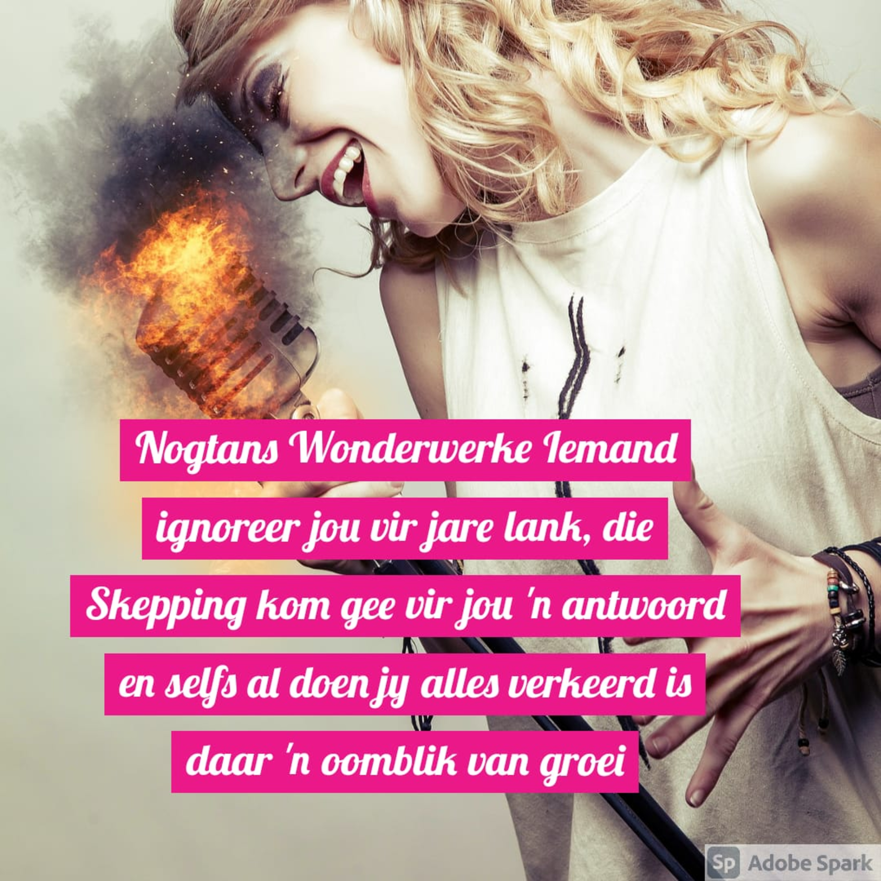 Nogtans Wonderwerke Iemand ignoreer jou vir jare lank, die Skepping kom gee vir jou 'n antwoord en selfs al doen jy alles verkeerd is daar 'n oomblik van groei episode artwork