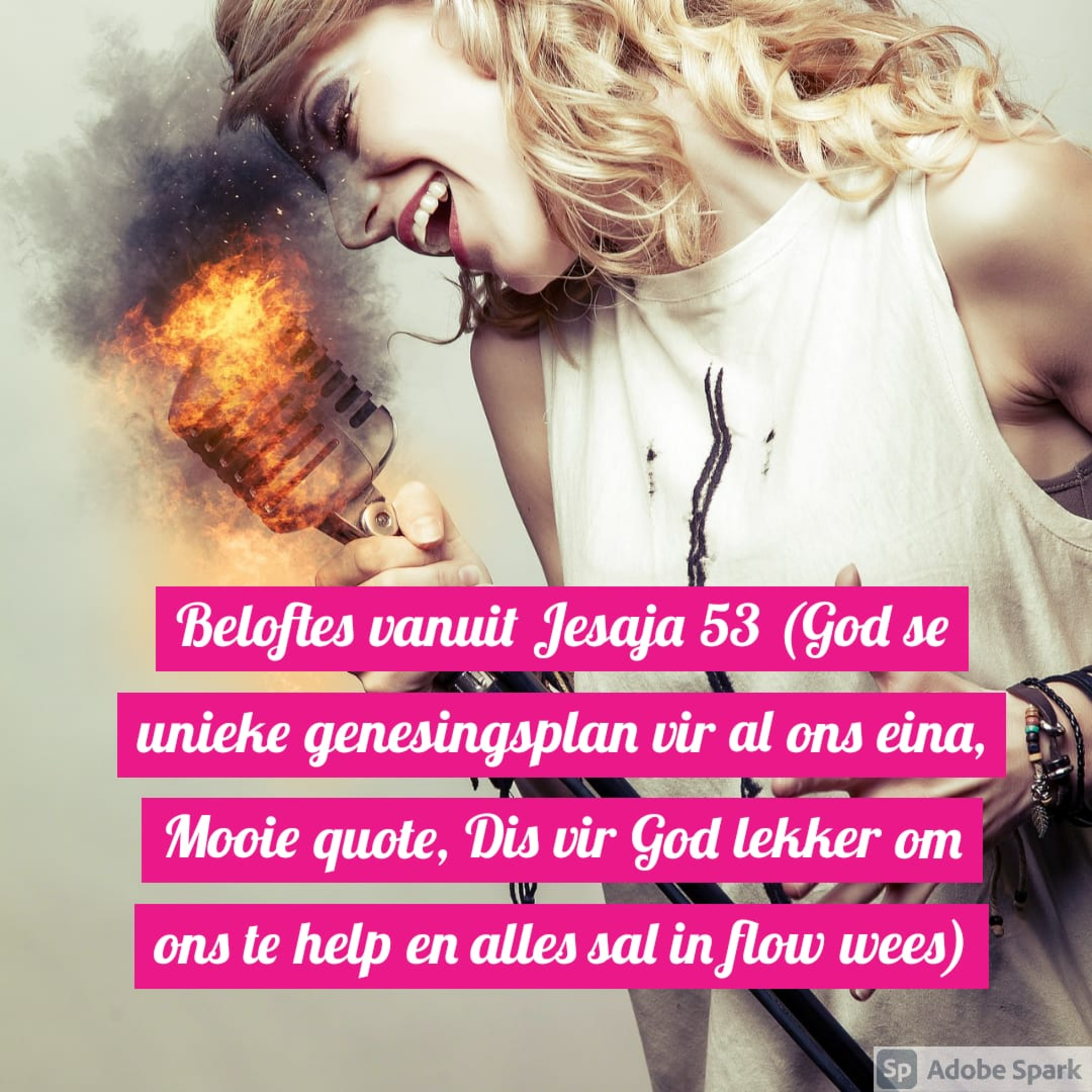 Beloftes vanuit Jesaja 53 (God se unieke genesingsplan vir al ons eina, Mooie quote, Dis vir God lekker om ons te help en alles sal in flow wees) episode artwork