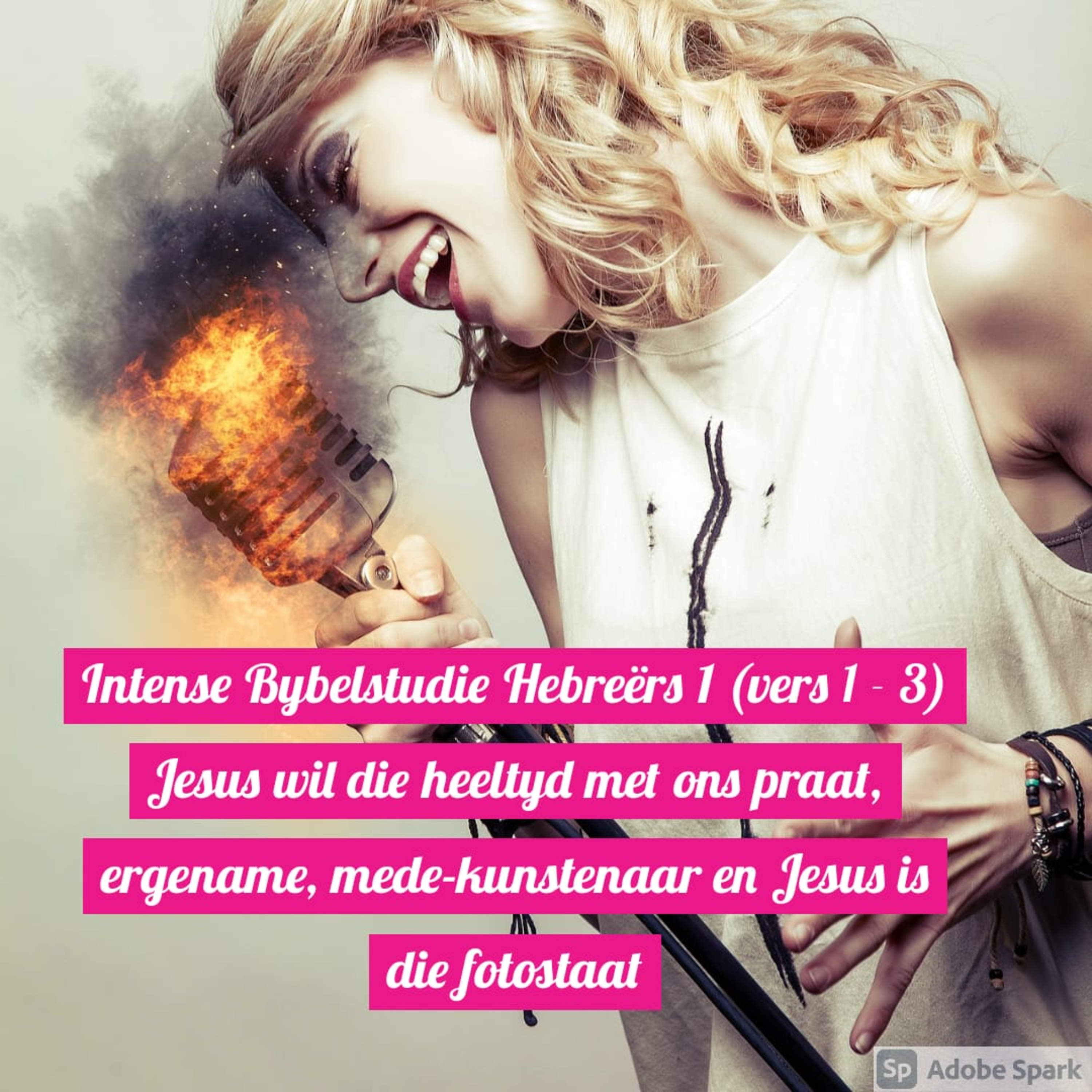 Intense Bybelstudie Hebreërs 1 (vers 1 - 3) Jesus wil die heeltyd met ons praat, ergename, mede-kunstenaar en Jesus is die fotostaat episode artwork