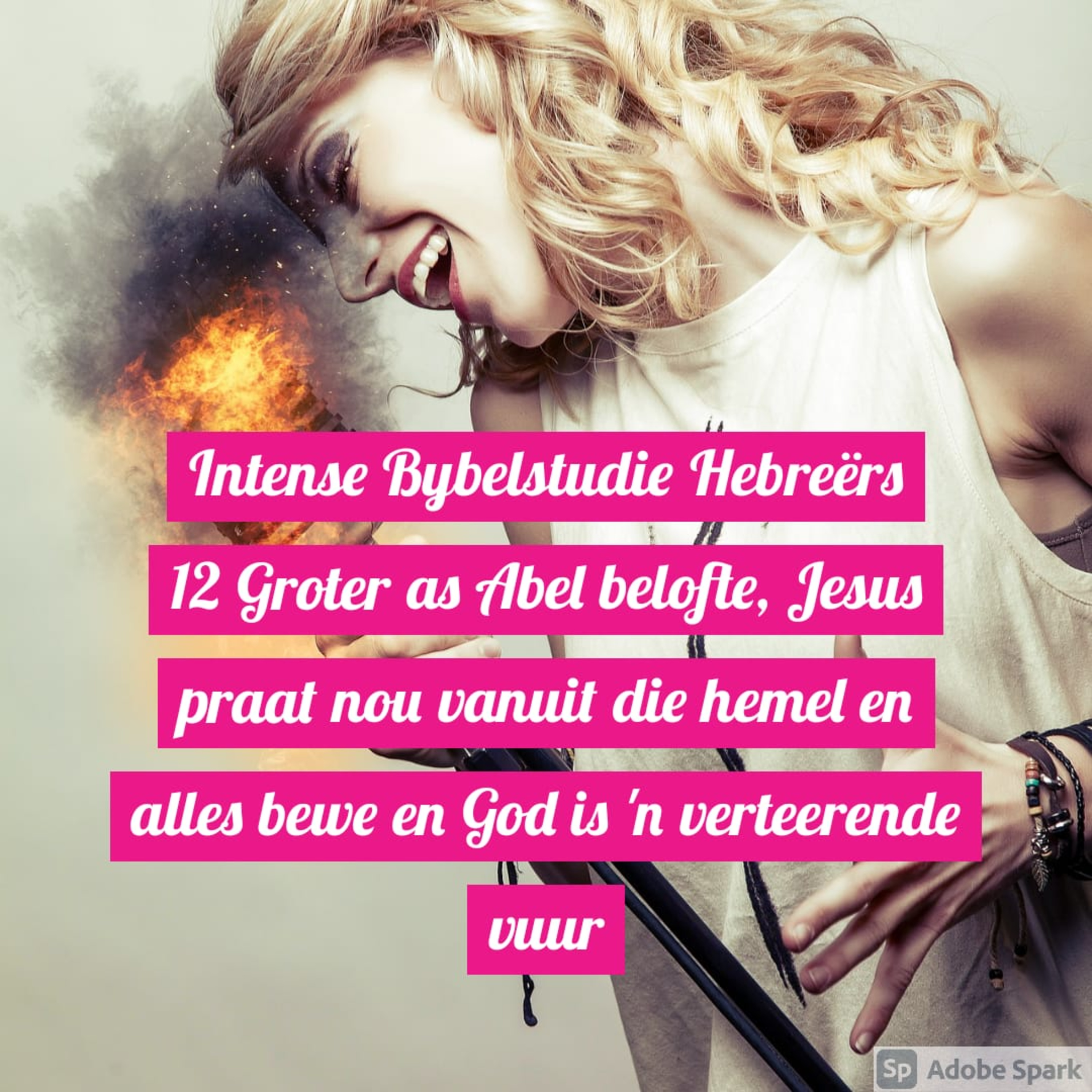 Intense Bybelstudie Hebreërs 12 Groter as Abel belofte, Jesus praat nou vanuit die hemel en alles bewe en God is 'n verteerende vuur episode artwork
