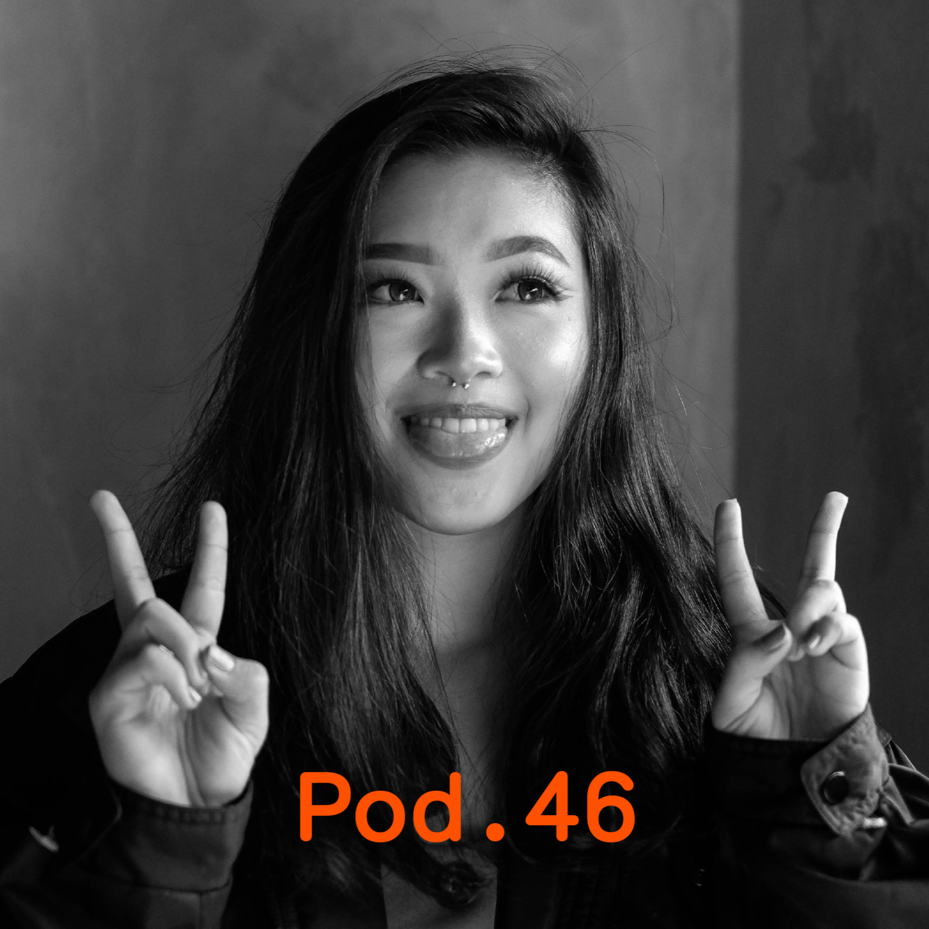 Pod.46 TALKS ABOUT EMBRACING THE ODD AND BEAUTY WITHIN with Cindercella episode artwork