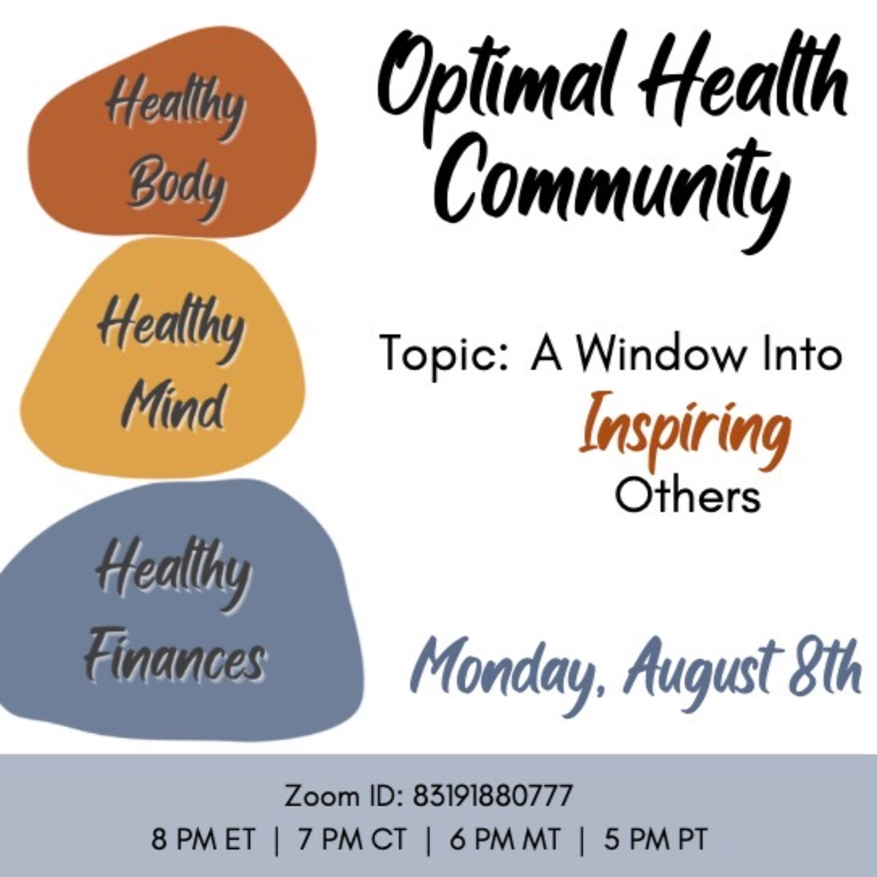 8/8/22 - A Window Into Inspiring Others episode artwork