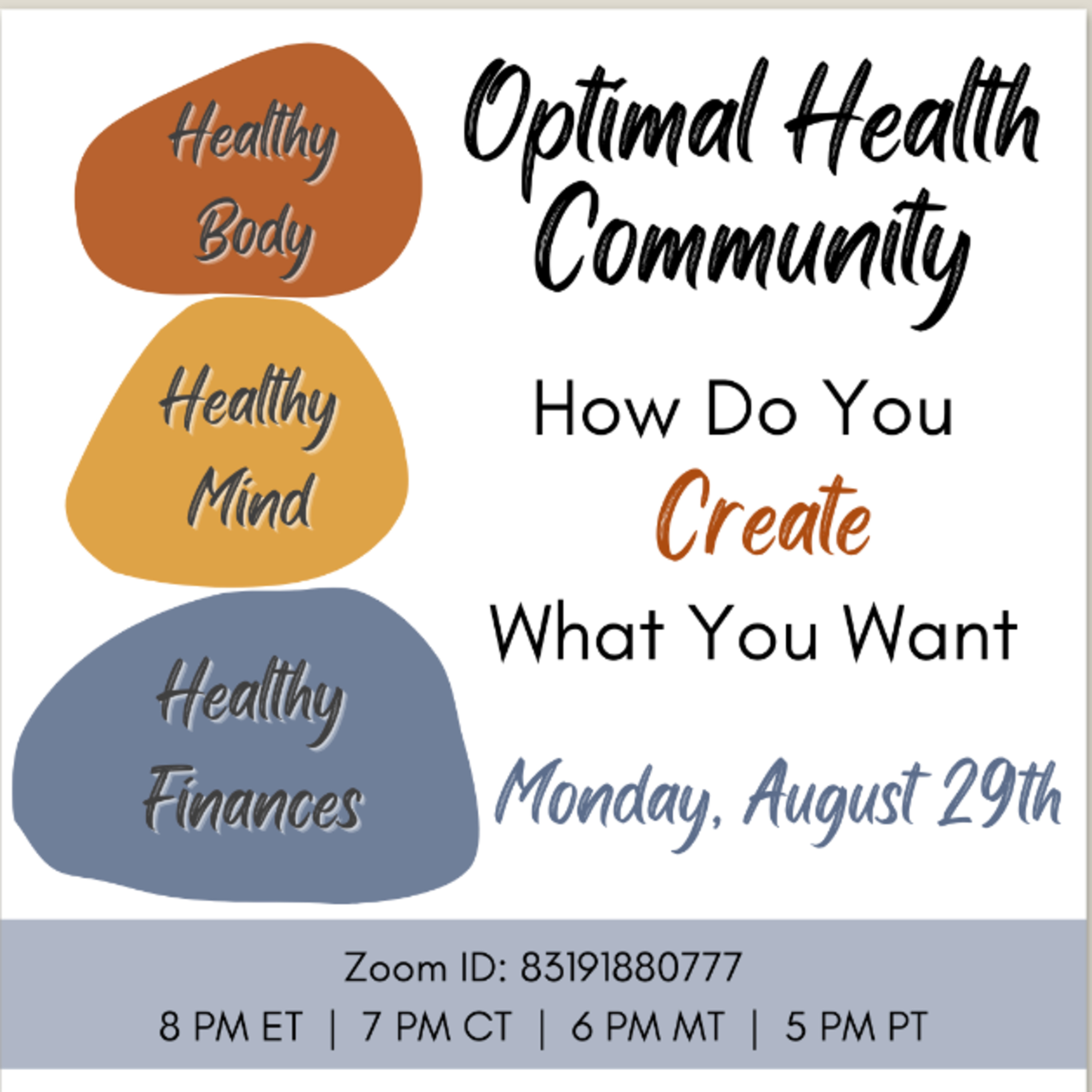8/29/22 - How Do You Create What You Want? episode artwork