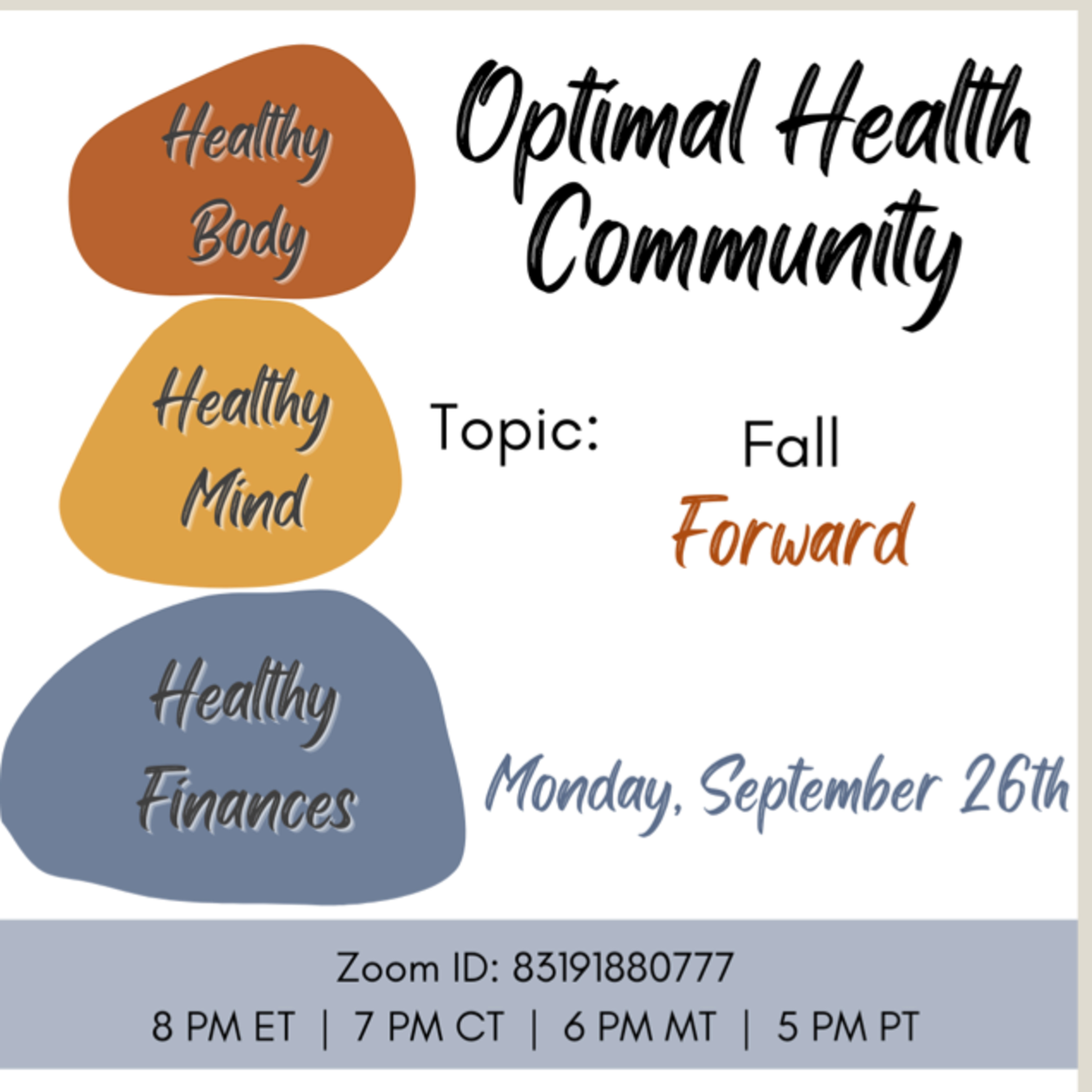 Optimal Health Community