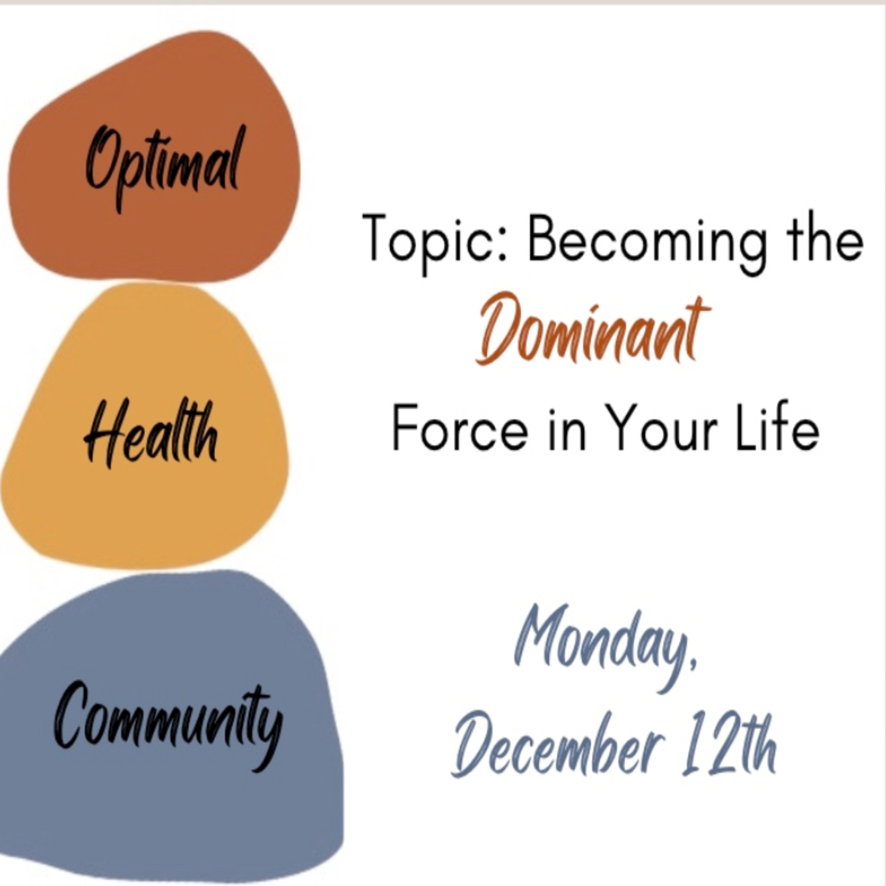 12/12/22 - Becoming the Dominant Force in Your Life! episode artwork