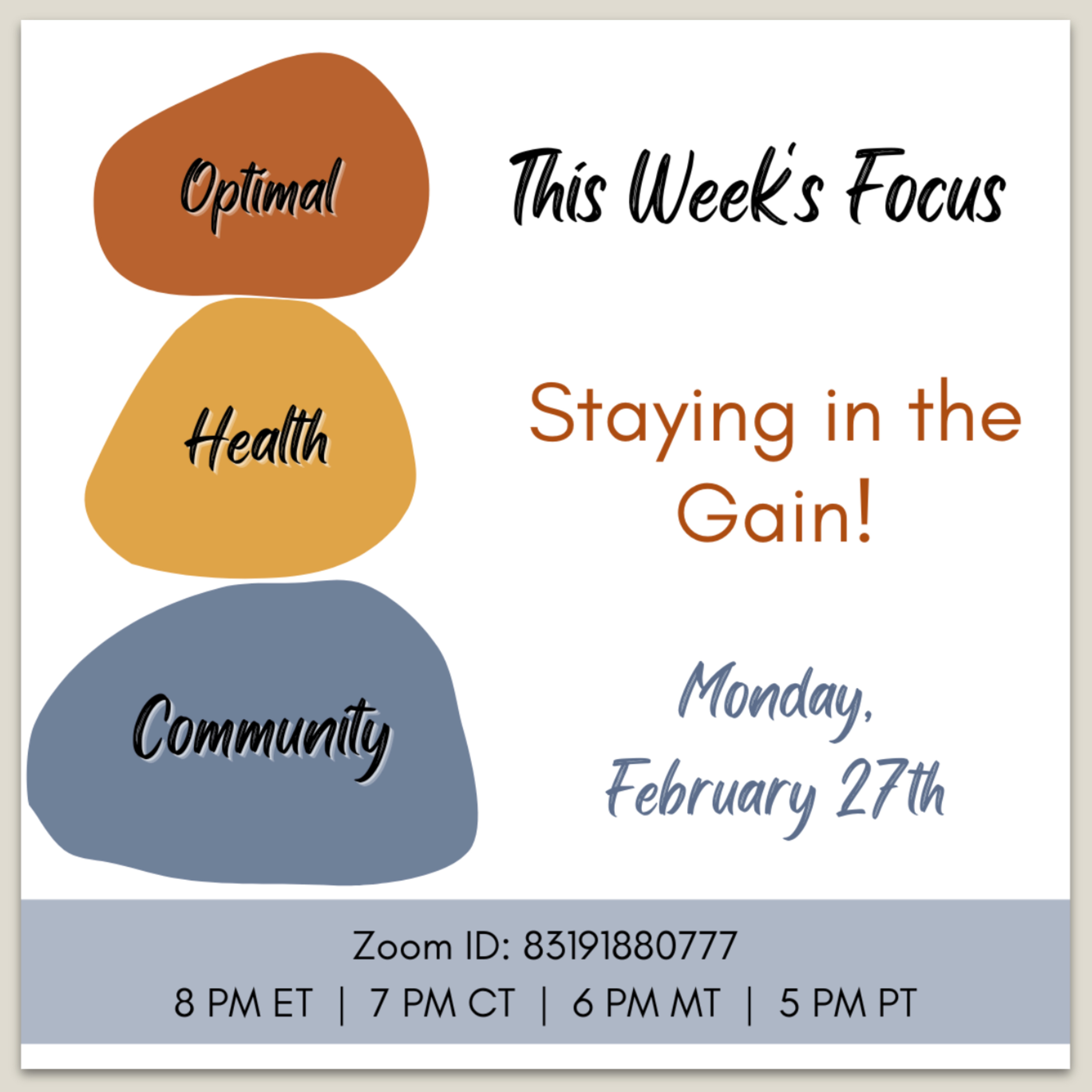 2/27/23 - Staying in the Gain! episode artwork