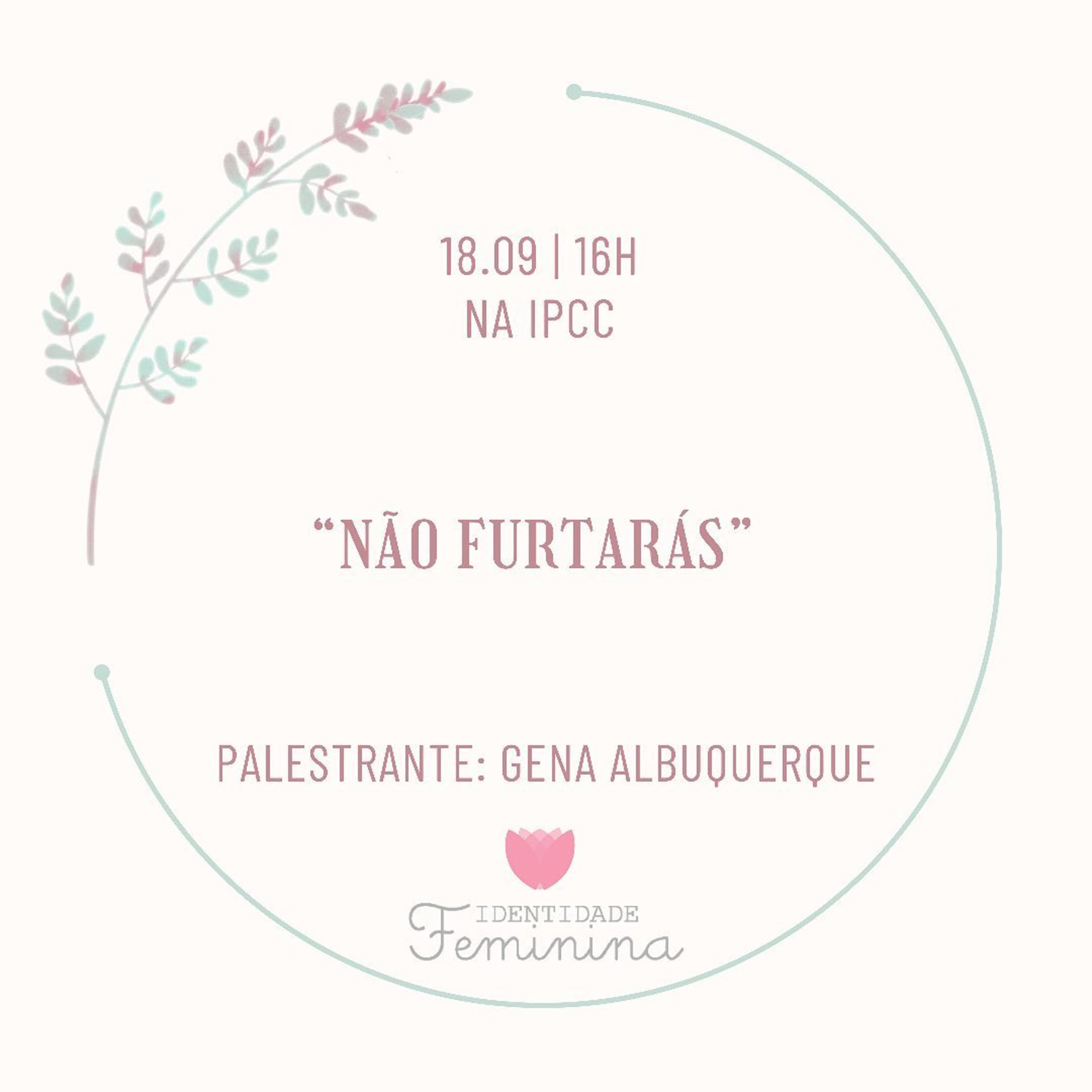Não Furtarás - Identidade Feminina - Gena Albuquerque episode artwork