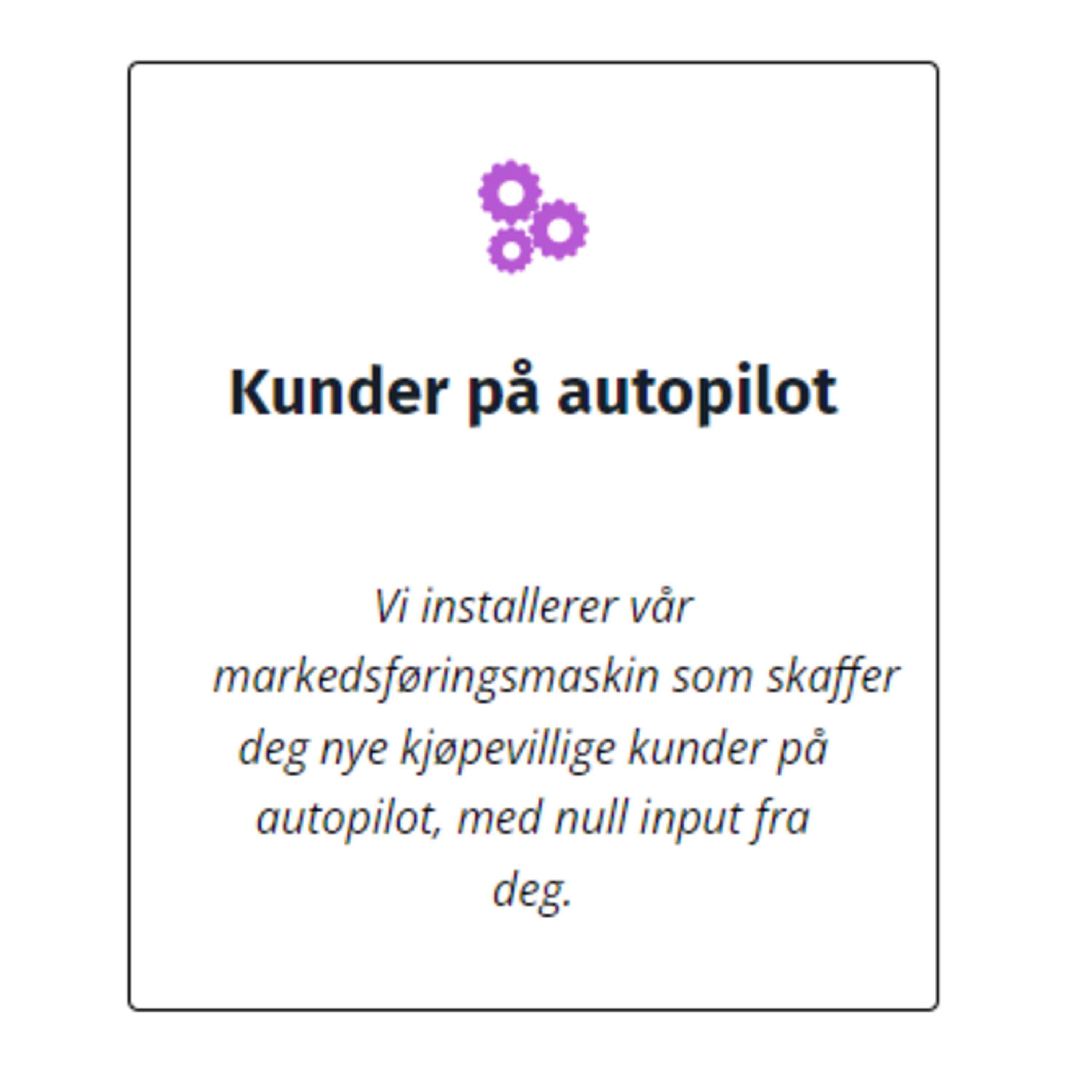 Synlig uten stress!